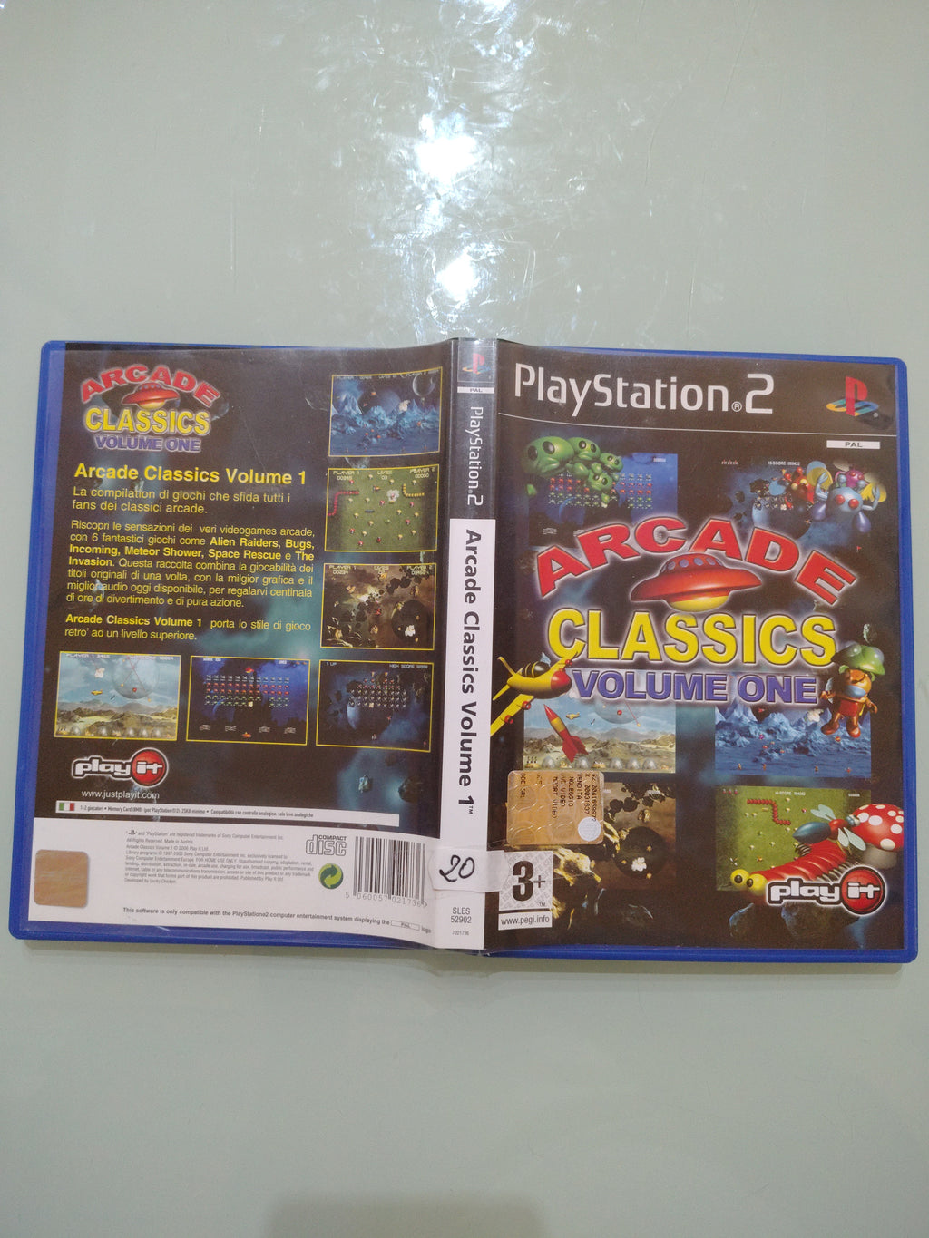 Arcade Classics Vol.One Completo ITA EUR PAL OTTIME CONDIZIONI Playstation 2 PS2