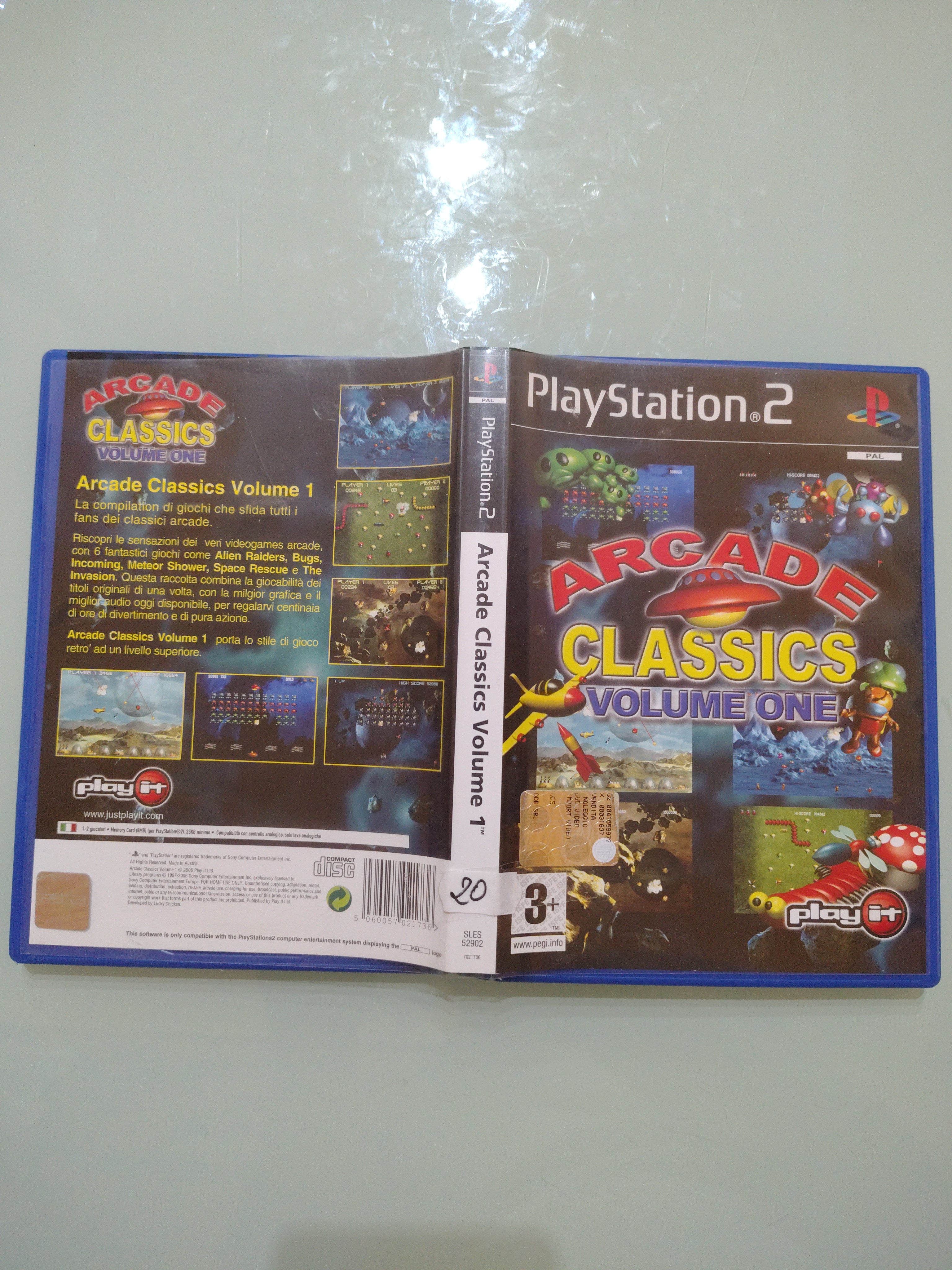 Arcade Classics Vol.One Completo ITA EUR PAL OTTIME CONDIZIONI Playstation 2 PS2