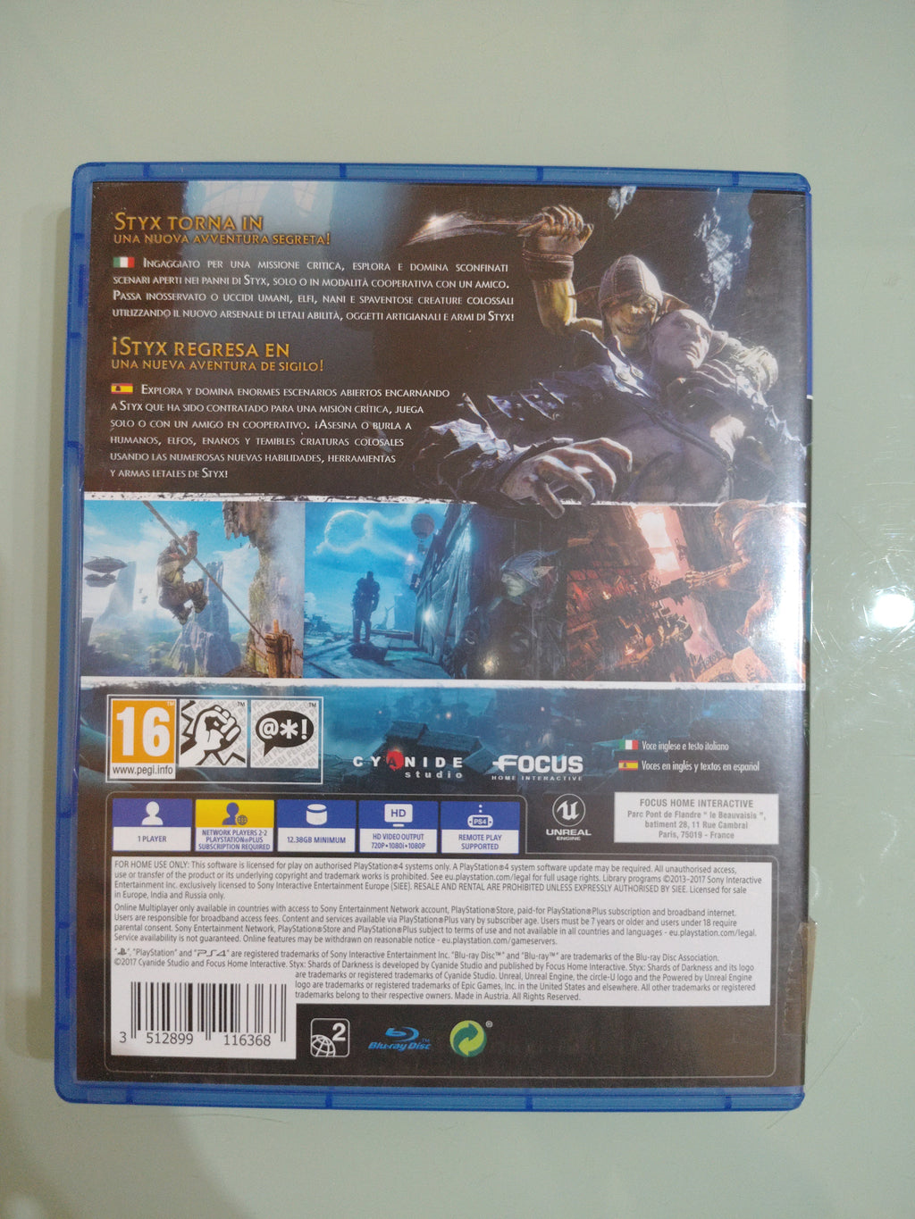 STYX SHARDS OF DARKNESS - SONY PS4 - PAL