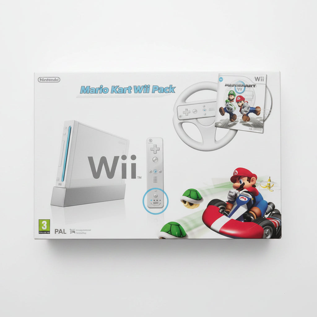 Console Nintendo Wii Super Mario Kart Edition Videogame Game Gioco Completa ( legge giochi game cube)