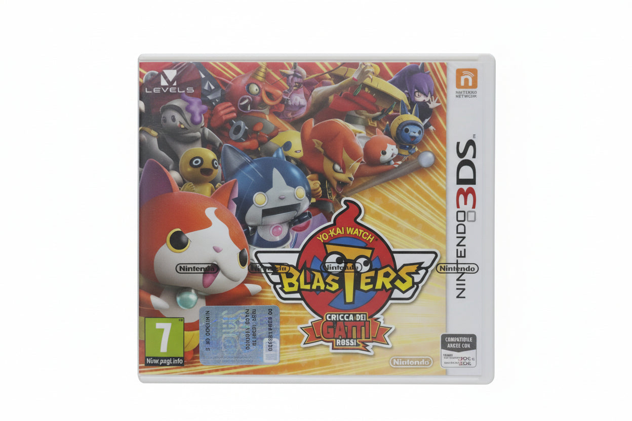 YO-KAI WATCH BLASTERS CRICCA DEI GATTI ROSSI ( nuovo)