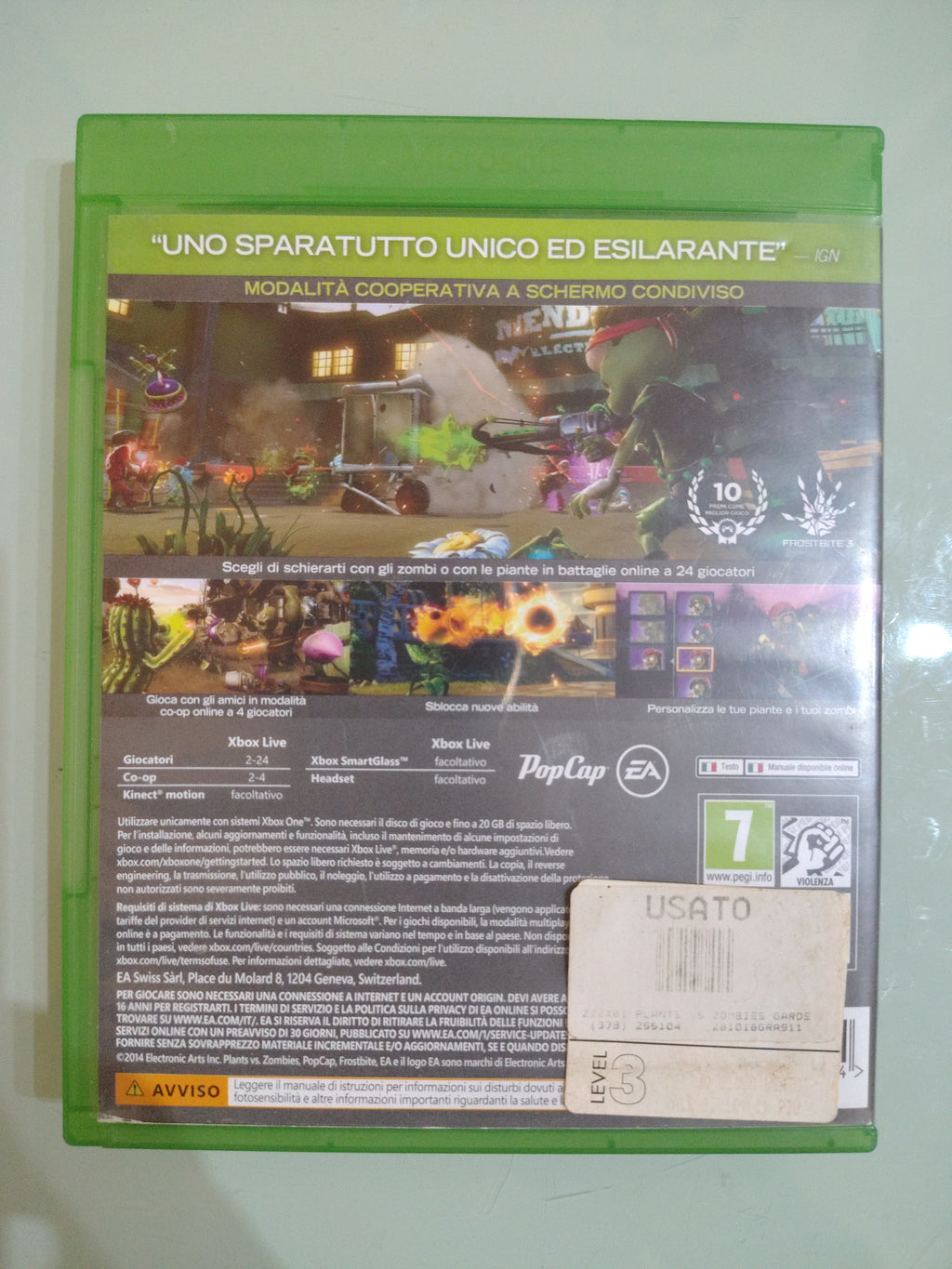 Plants Vs Zombie Garden Warfare GIOCO XBOX ONE VERSIONE ITALIANA