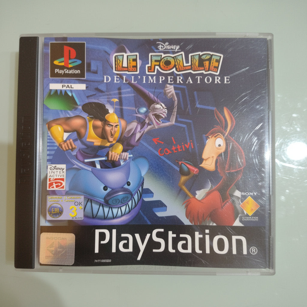 DISNEY LE FOLLIE DELL'IMPERATORE ,  PLAYSTATION 1 VERSIONE ITA 1' STAMPA