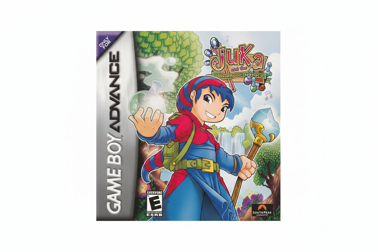 JUKA AND THE MONOPHONIC MENACE NINTENDO GAMEBOY ADVANCE (GBA) USA
