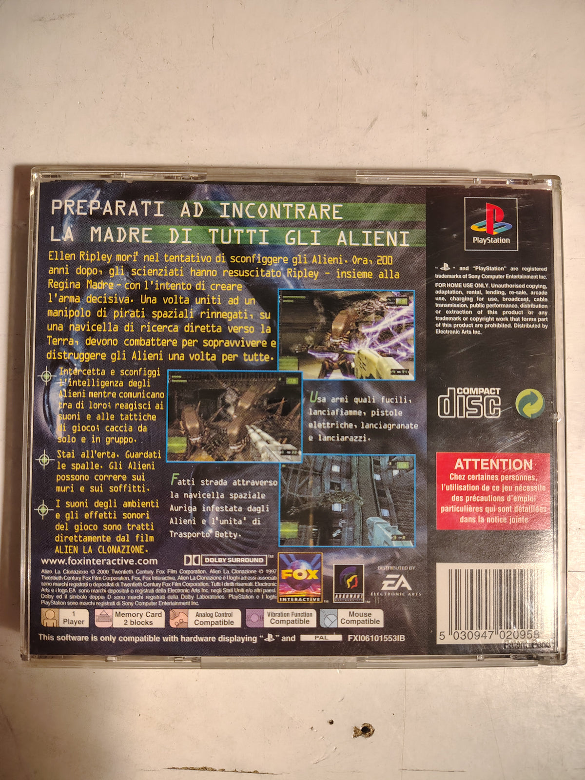Alien Resurrection  PAL