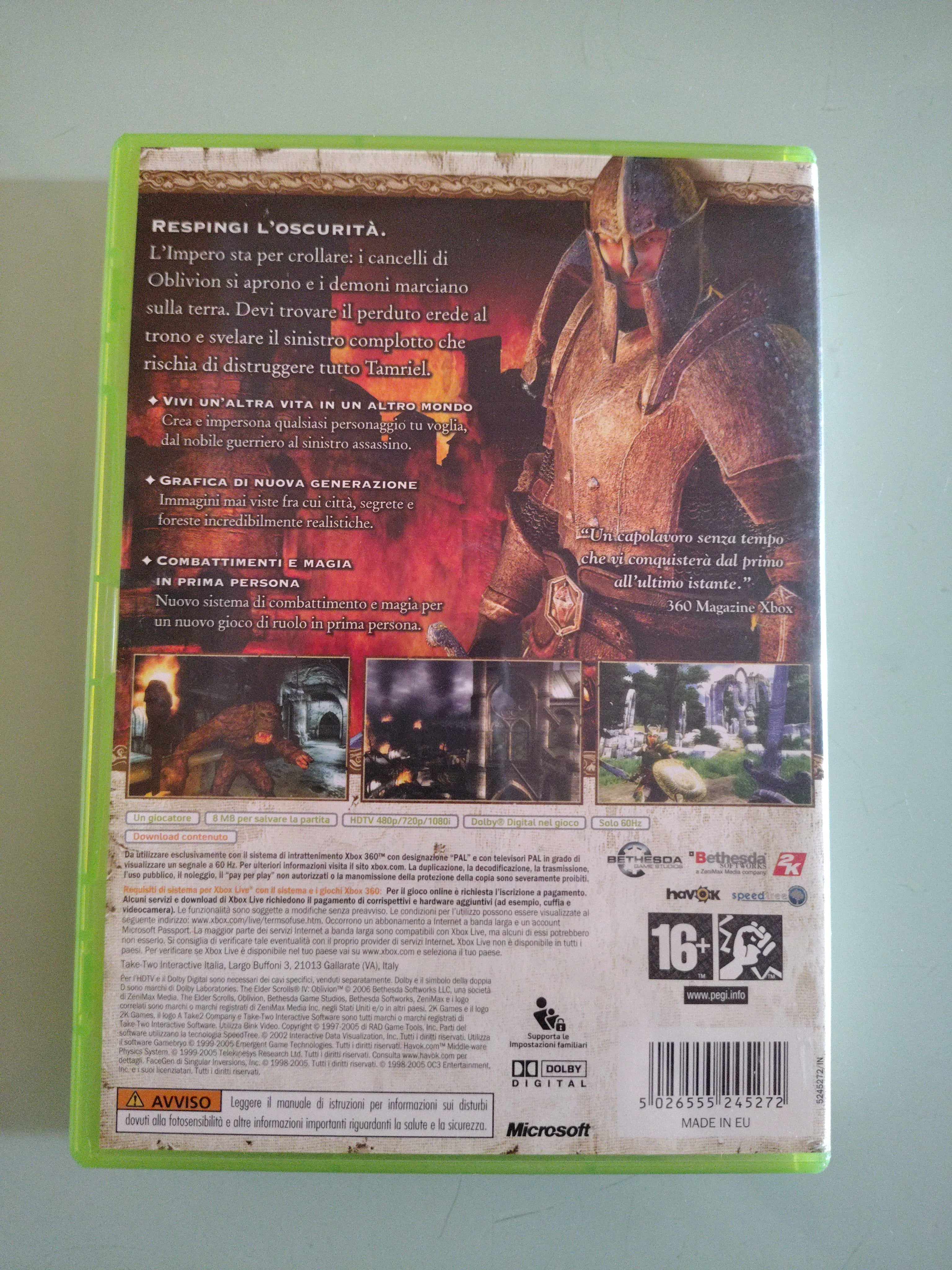 OBLIVION PAL ITA