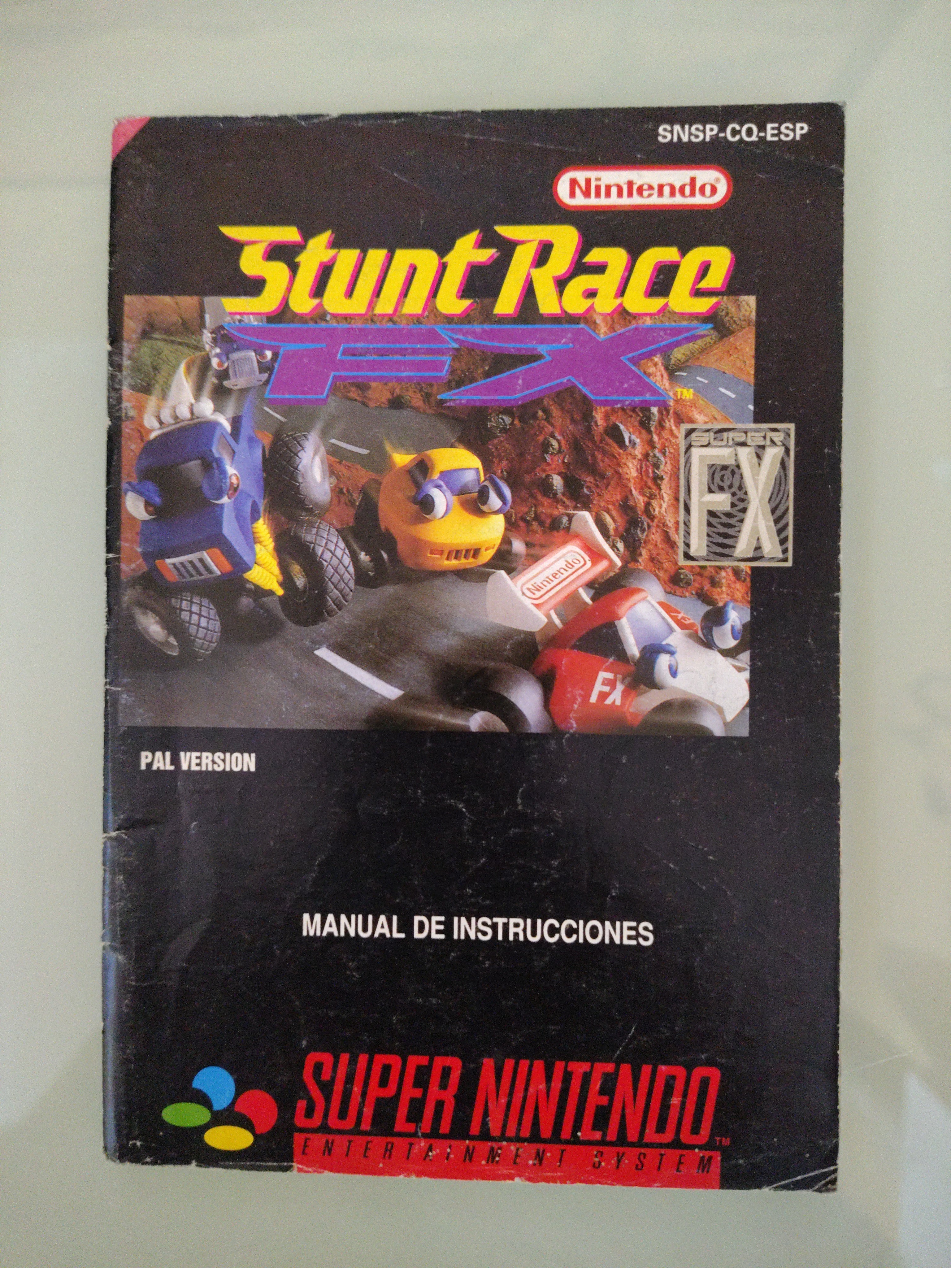 Stunt Race FX - Super Nintendo SNES  ( manuale)