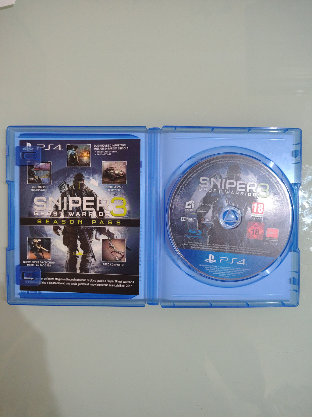 SNIPER GHOST WARRIOR 3 SEASON PASS EDITION SONY PS4