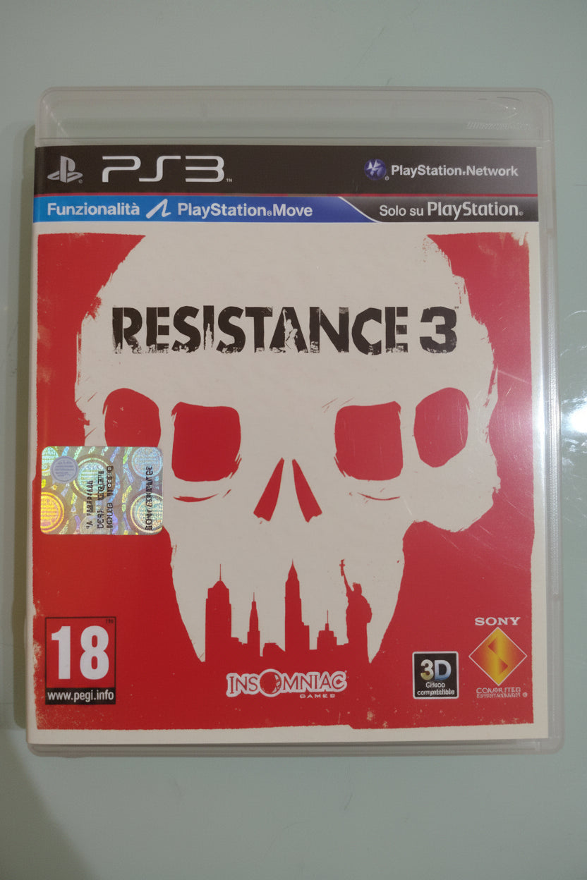 RESISTANCE 3 , PLAYSTATION 3, USATO VERSIONE ITALIANA