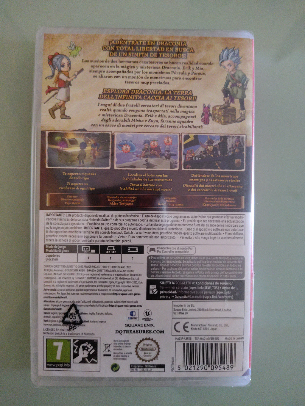 Dragon Quest Treasures - Nintendo Switch New Nuovo Sealed - PAL