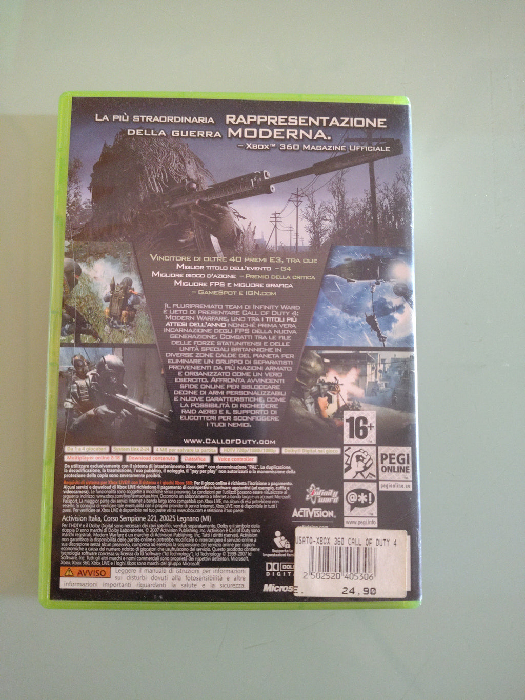 Call of duty 4 PAL ita