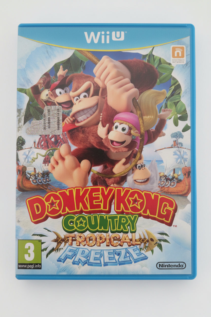 DONKEY  KONG COUNTRY TROPICAL FREEZE WIIU WU NINTENDO USATO PERFETTO ITALIANO