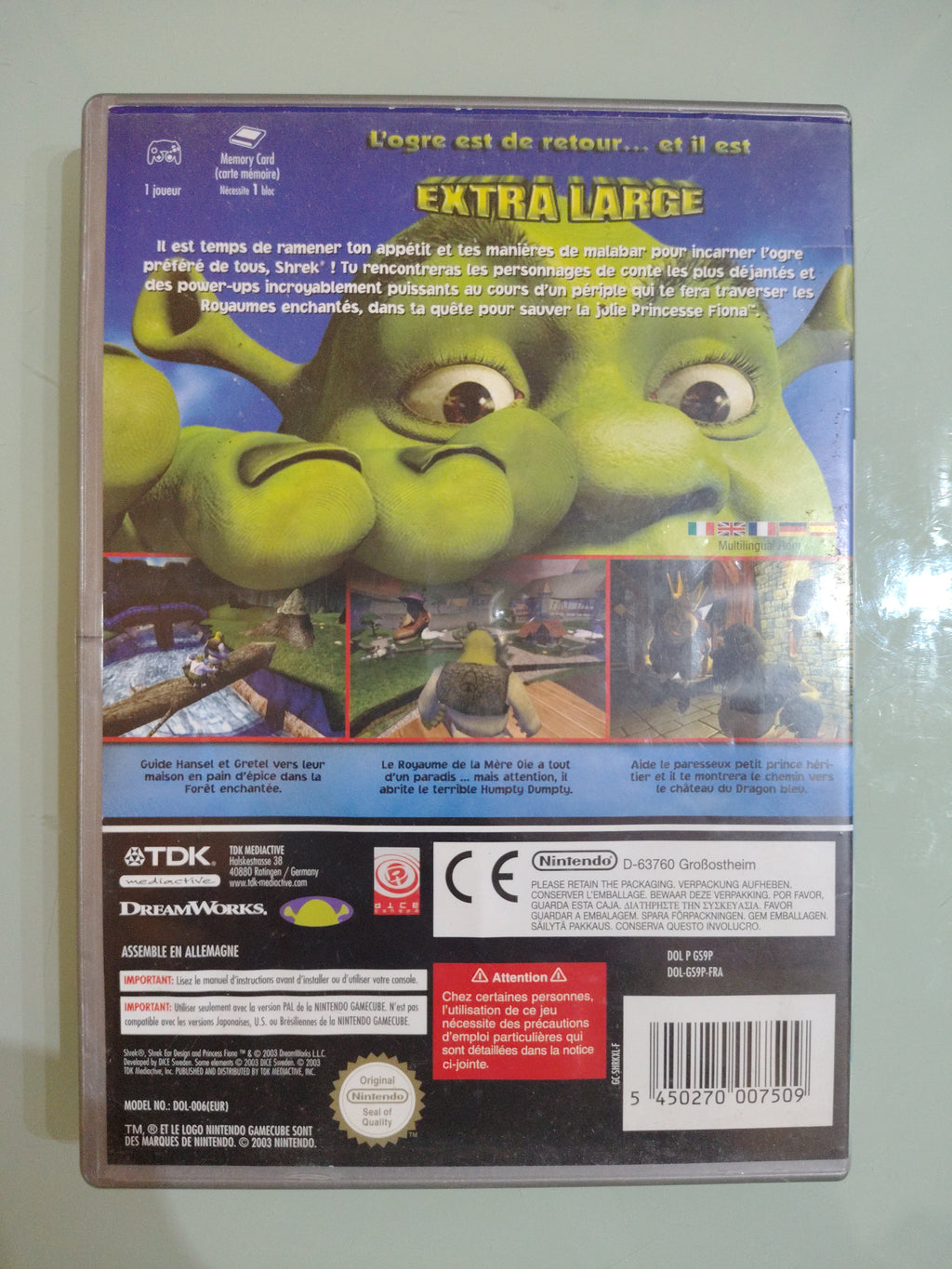 SHREK EXTRA LARGE