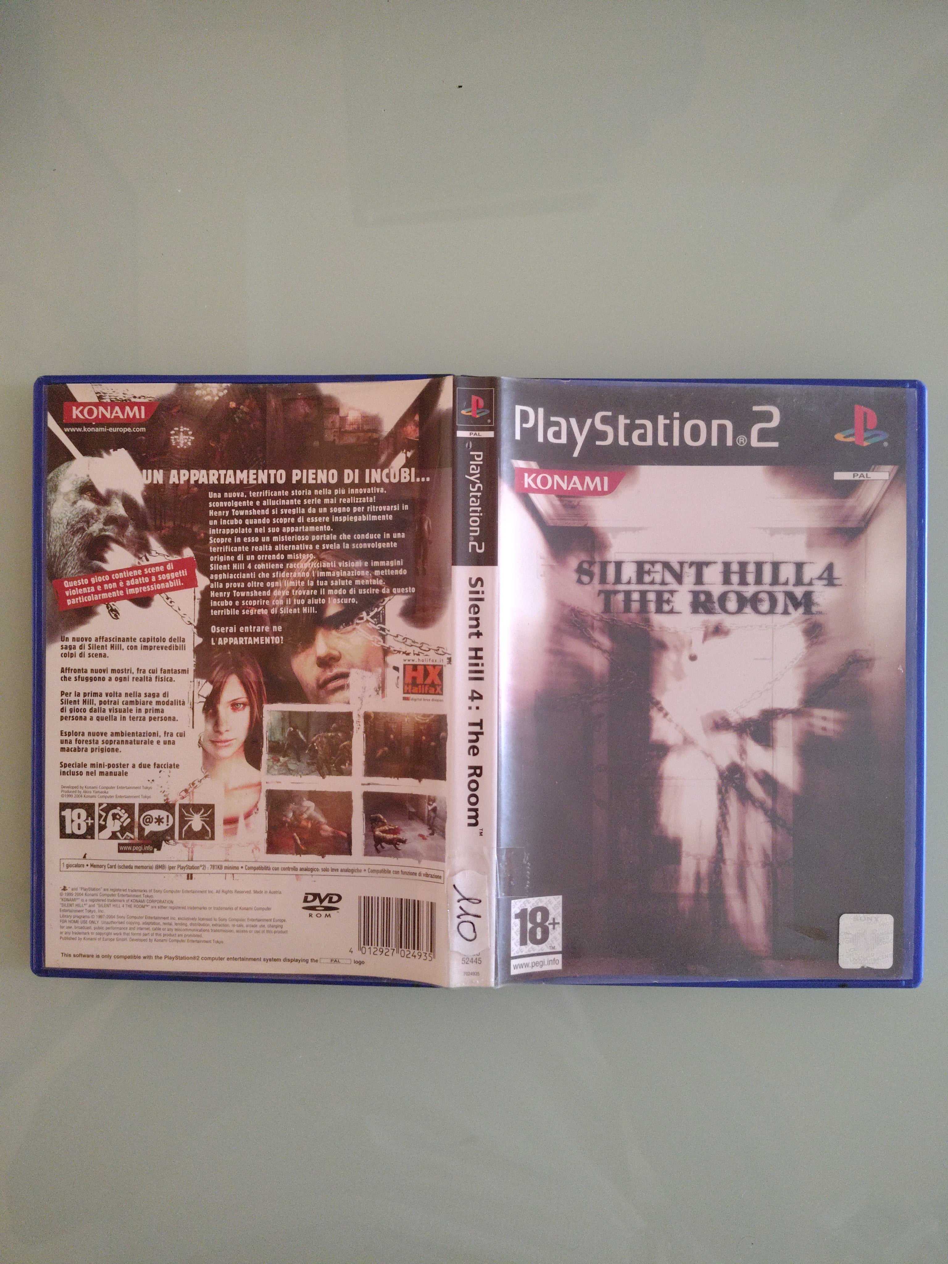 SILENT HILL 4 THE ROOM PS2 PLAYSTATION 2 PAL ITALIANO..