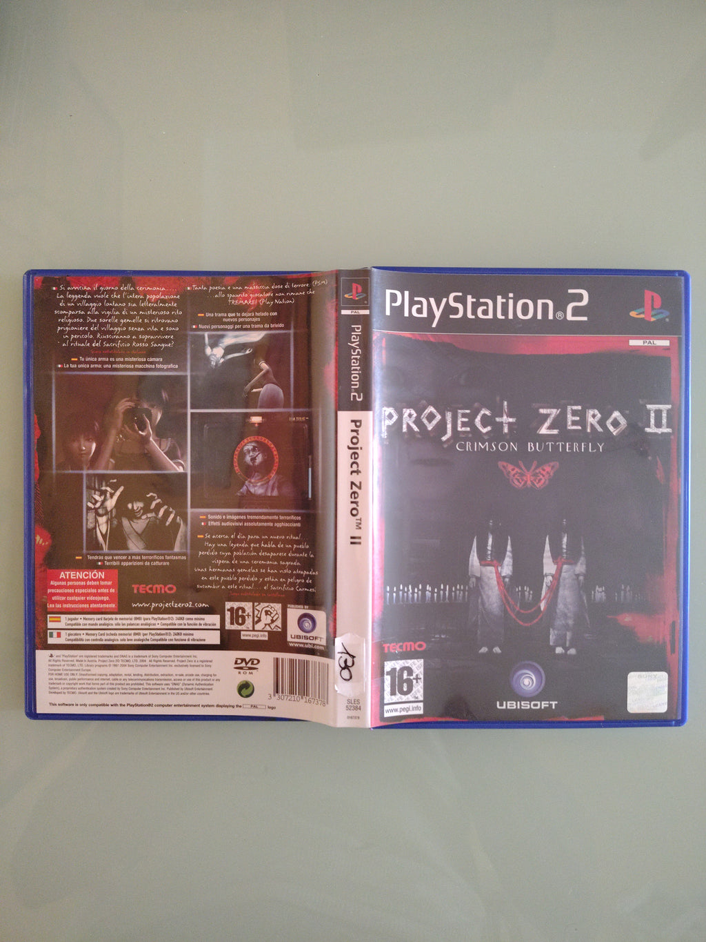 PROJECT ZERO 2 PS2 - PLAYSTATION 2 - Molto raro PAL ITA - COMPLETO