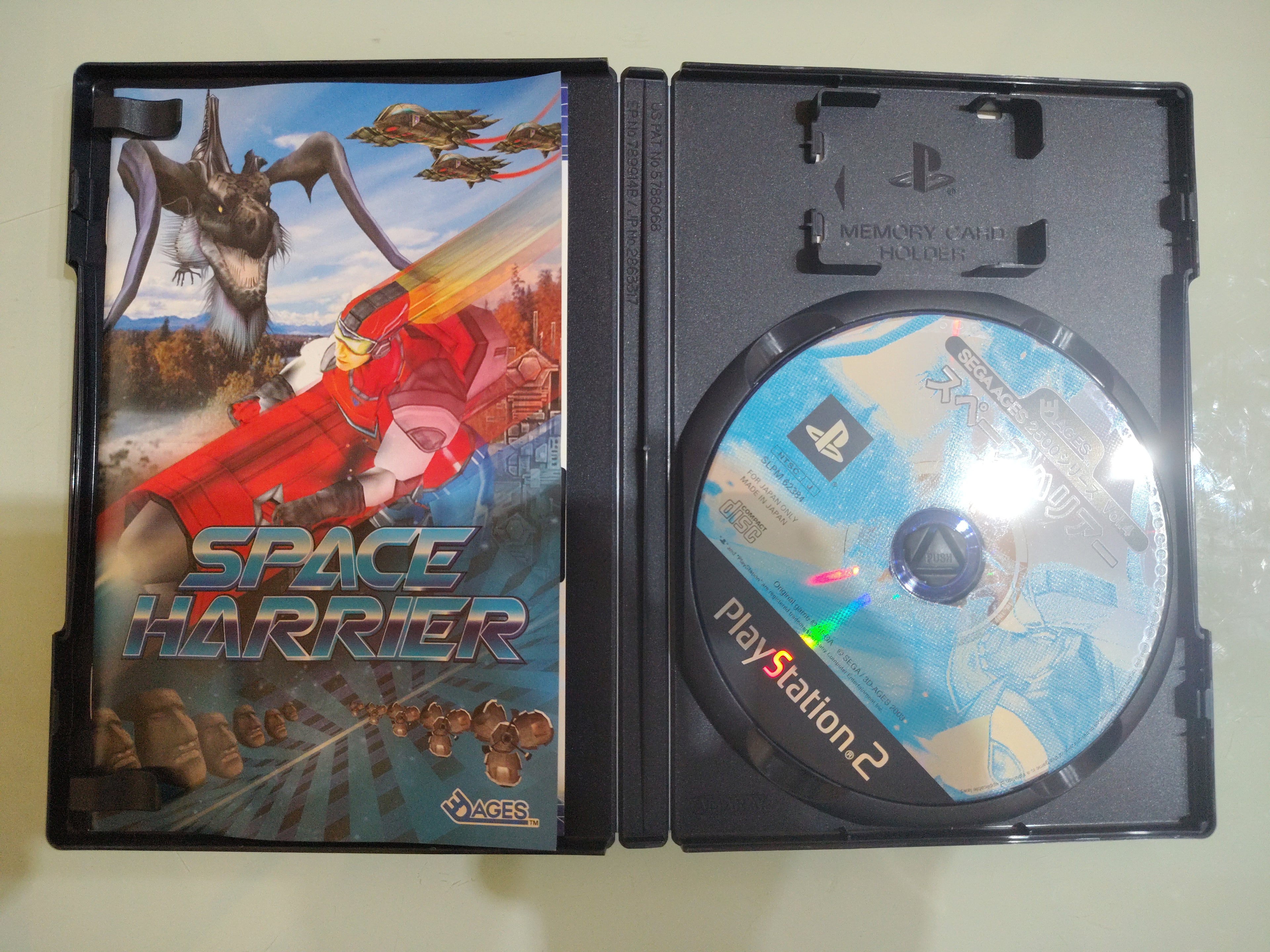 Sega AGES 2500 Vol. 4 Space Harrier (Sony PlayStation 2) NTSC-J Japan Import