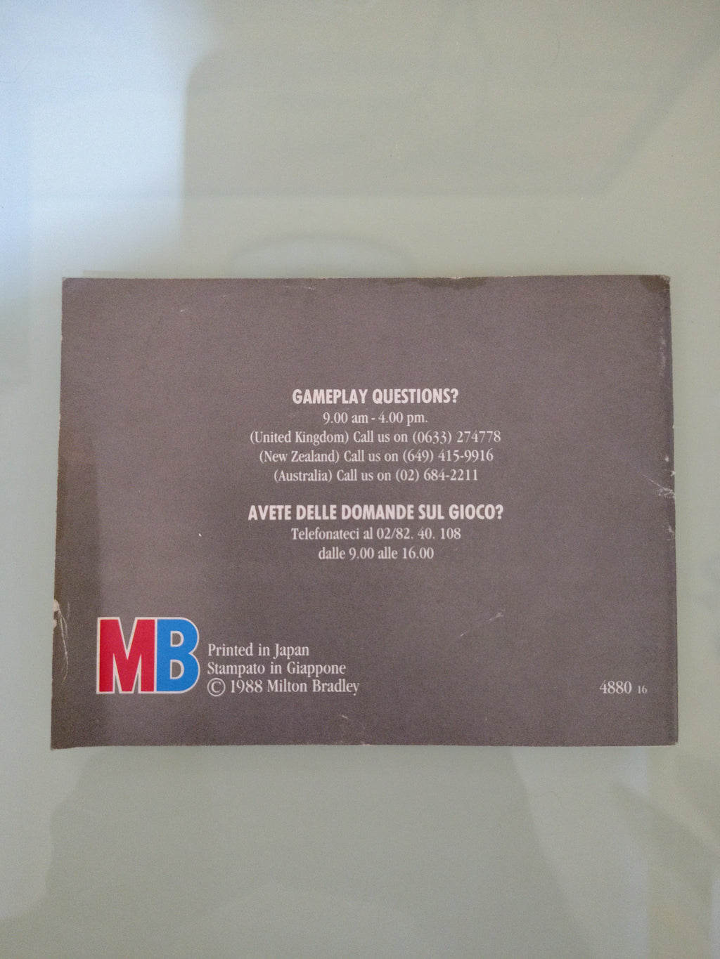 Marble Madness NES solo manuale istruzioni