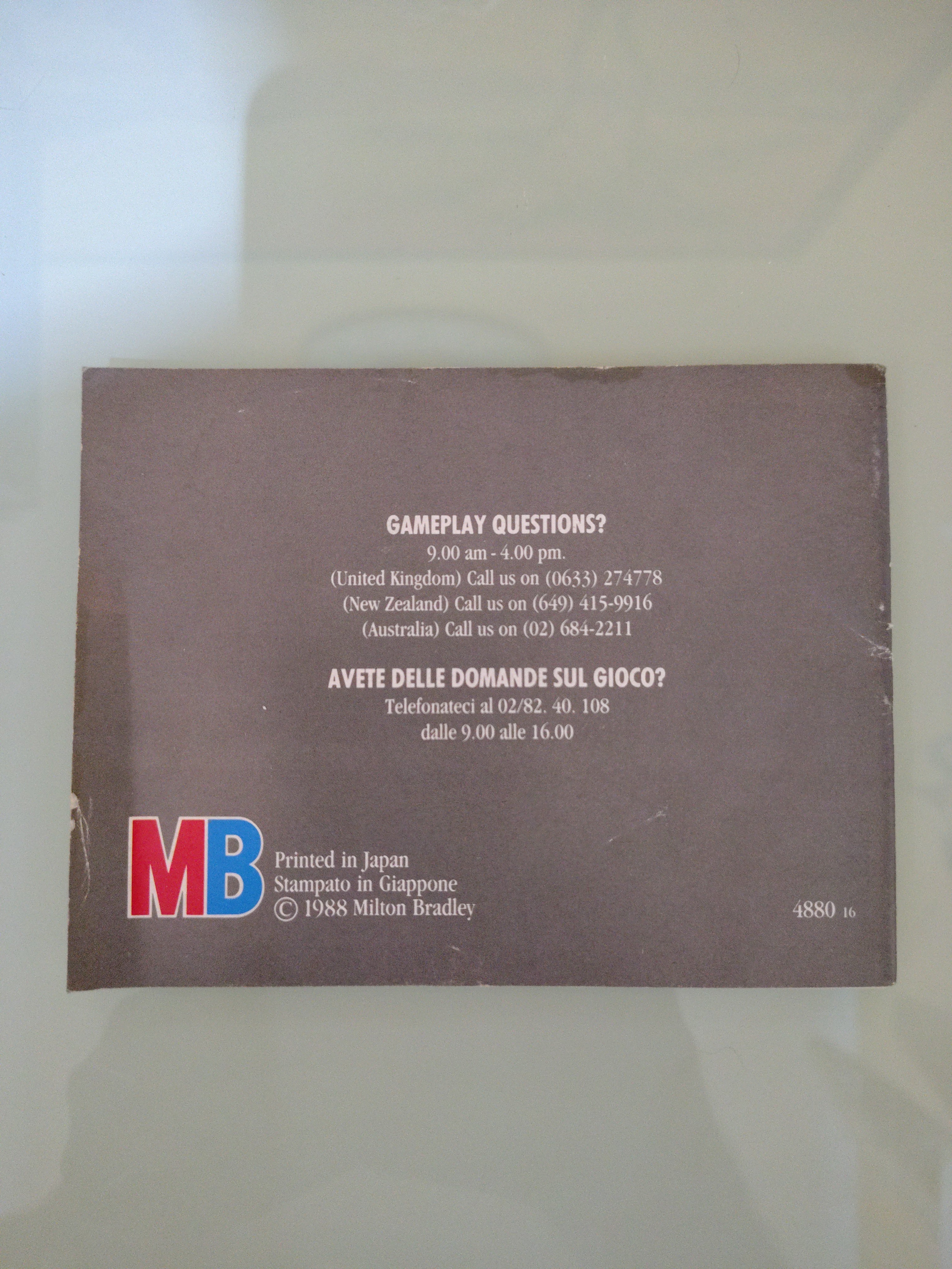 Marble Madness NES solo manuale istruzioni