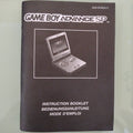 Gameboy Advance SP Nintendo Solo Manuale Istruzioni