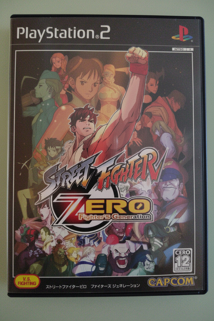 Street Fighter ZERO Fighters Generazione CAPCOM PlayStation 2 Giappone