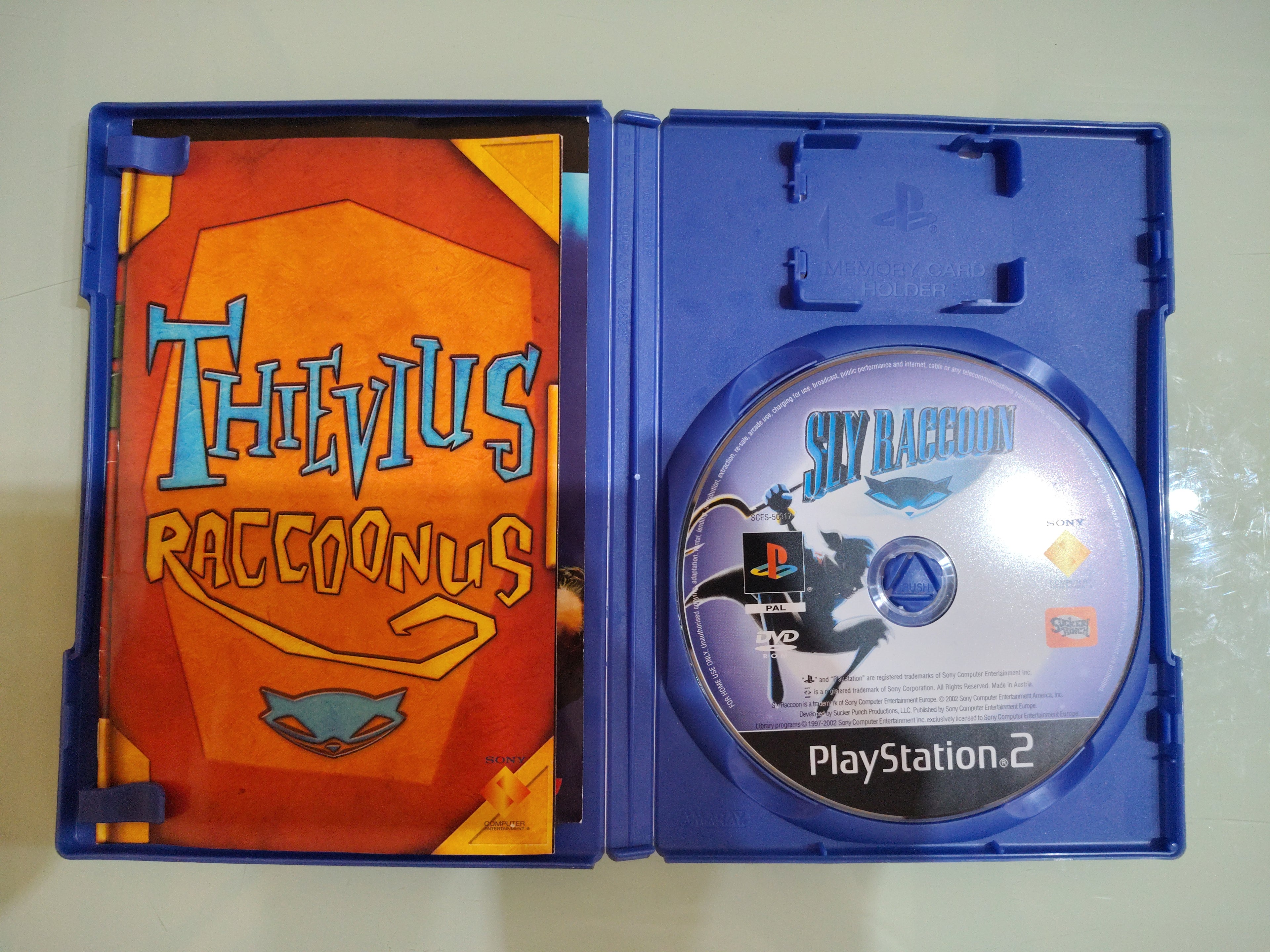Sly Raccoon PS2 Sony Playstation 2 PAL ITA gioco usato italiano COMPLETO