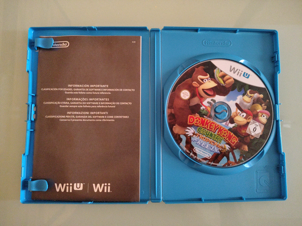 DONKEY  KONG COUNTRY TROPICAL FREEZE WIIU WU NINTENDO USATO PERFETTO ITALIANO