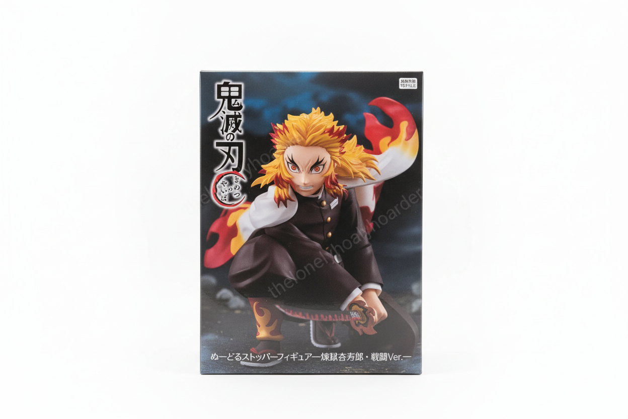 Demon Slayer Kyojuro Rengoku Battle Ver. Figurina Noodle Stopper nuova
