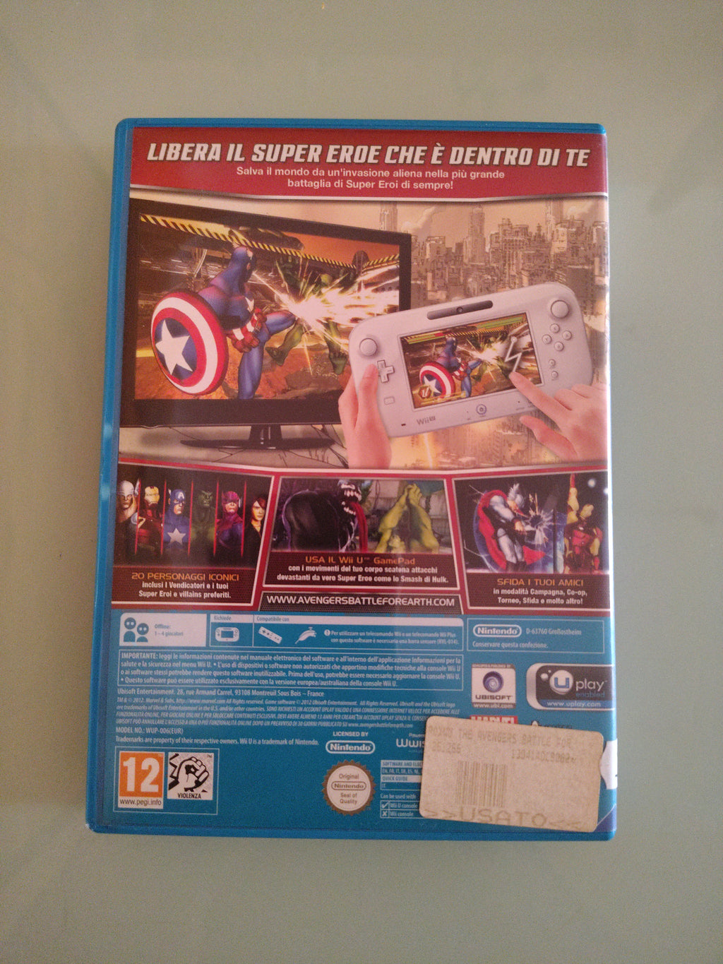 Marvel Avengers Battaglia per la Terra GIOCO WII U VERSIONE ITALIANA