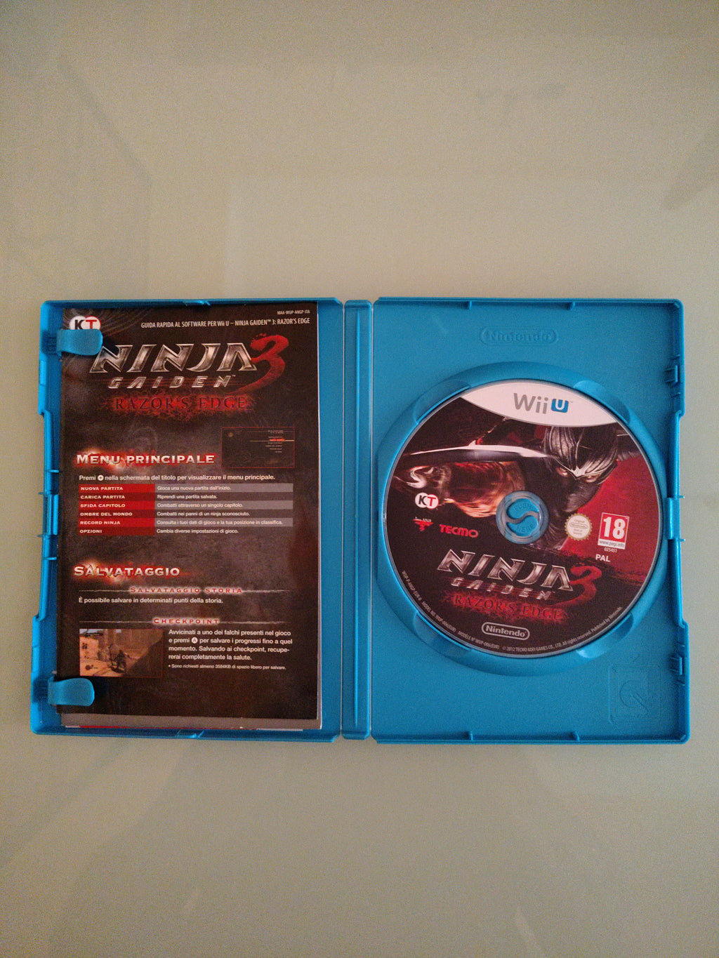 Ninja Gaiden 3 Razor's Edge Wii u Italiano Pal Ita Completo
