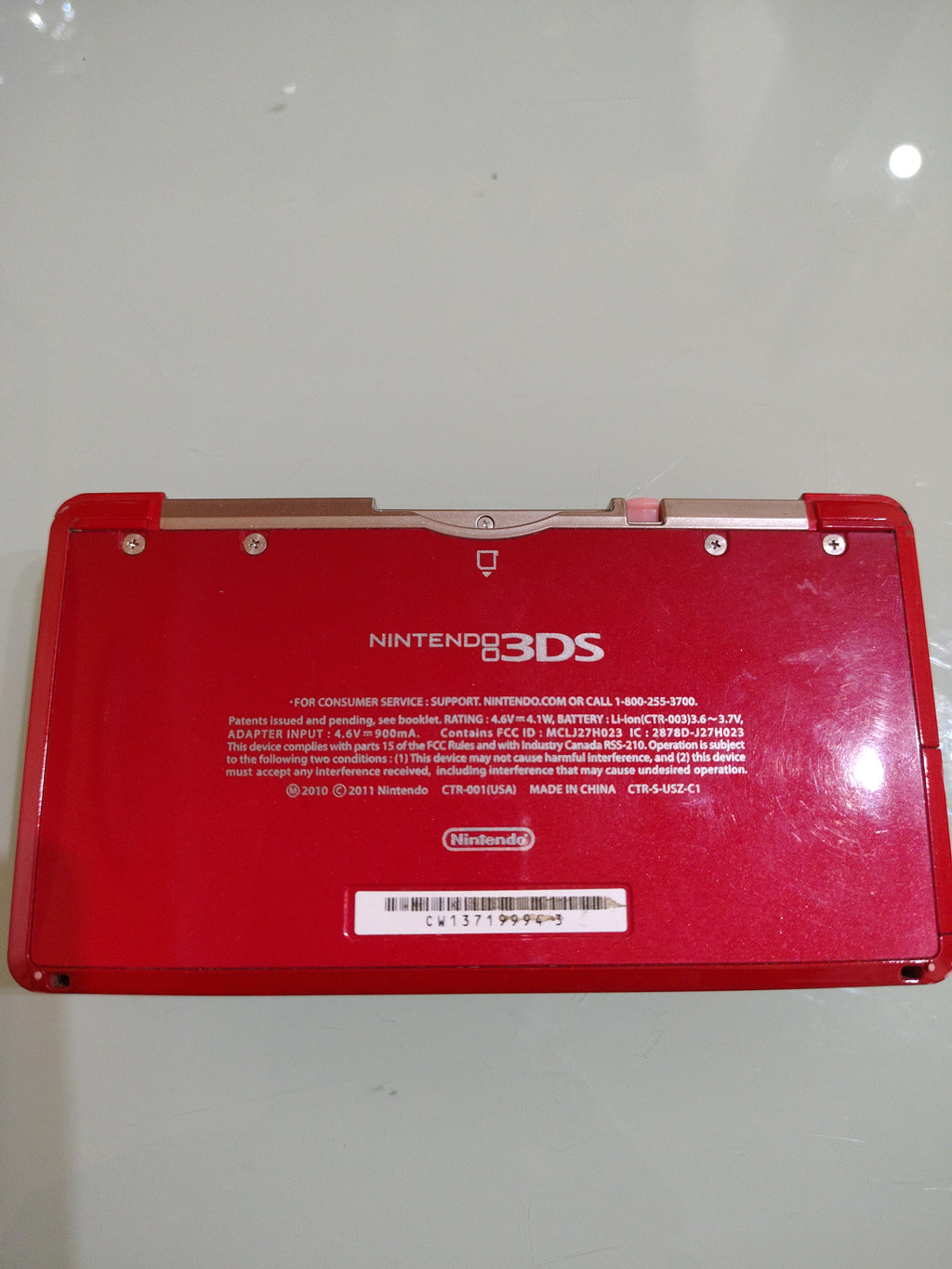 NINTENDO 3DS ROSSO
