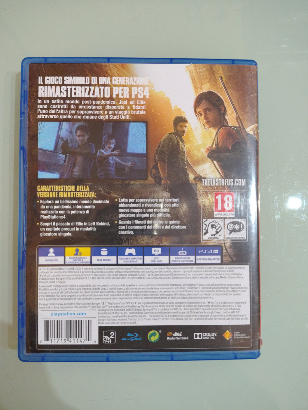 The Last of Us Remastered - Sony Playstation 4 PAL