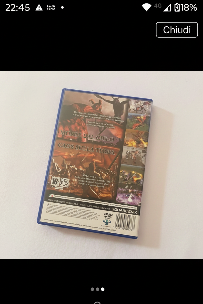 Drakengard (Sony PlayStation 2, 2004) PAL ITA
