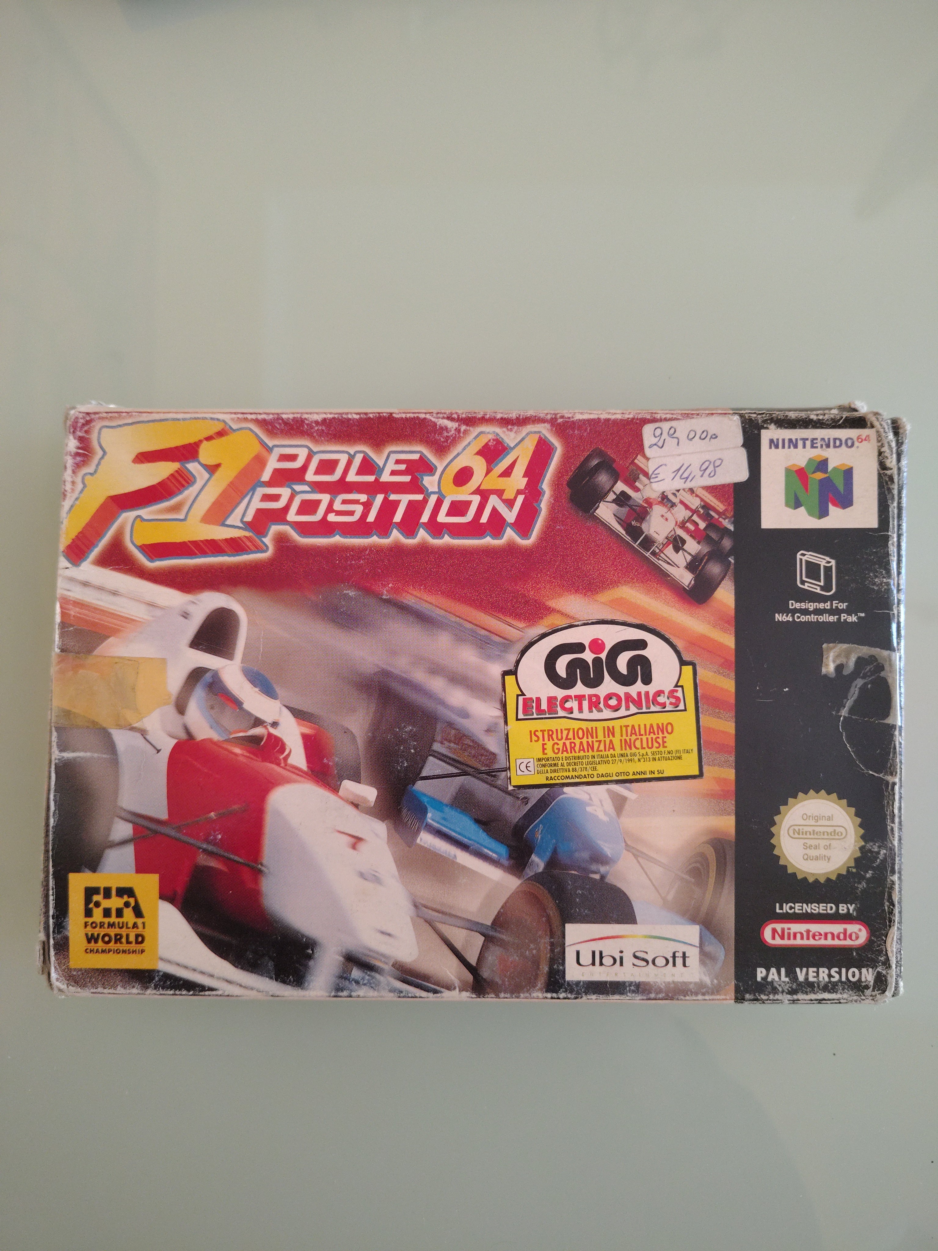 FORMULA 1 POLE POSITION 64 PAL