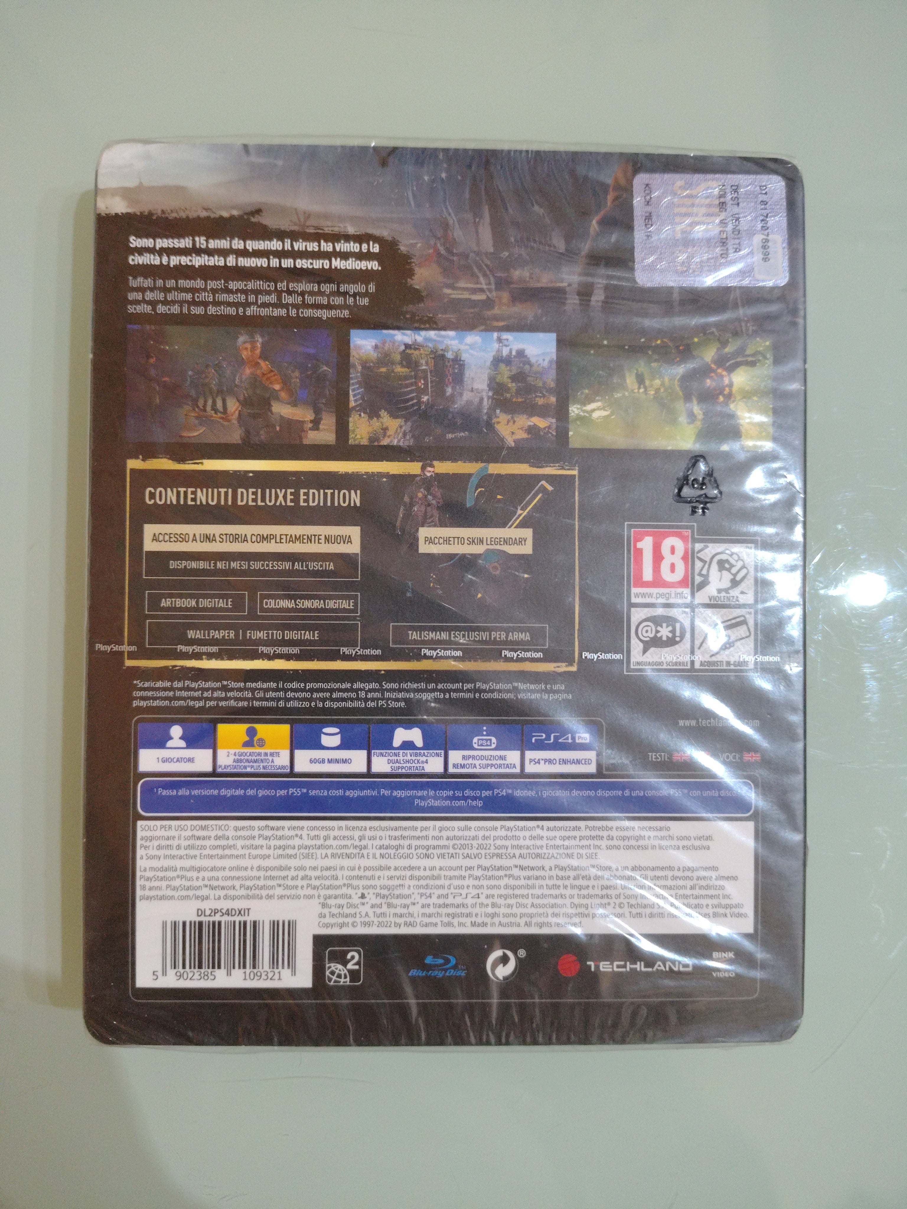 DYING LIGHT 2 STAY HUMAN DELUXE EDITION  Playstation 4 Ps4 - NEW SEALED