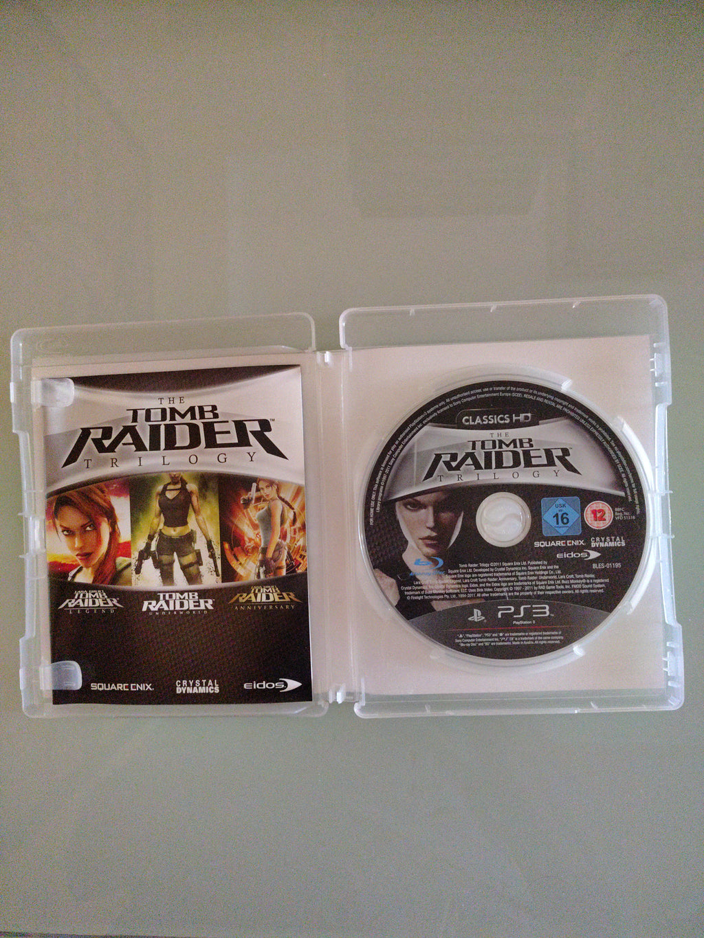 THE TOMB RAIDER TRILOGY CLASSICS HD SONY PS3 PLAYSTATION 3 PAL ITALIANO COMPLETO
