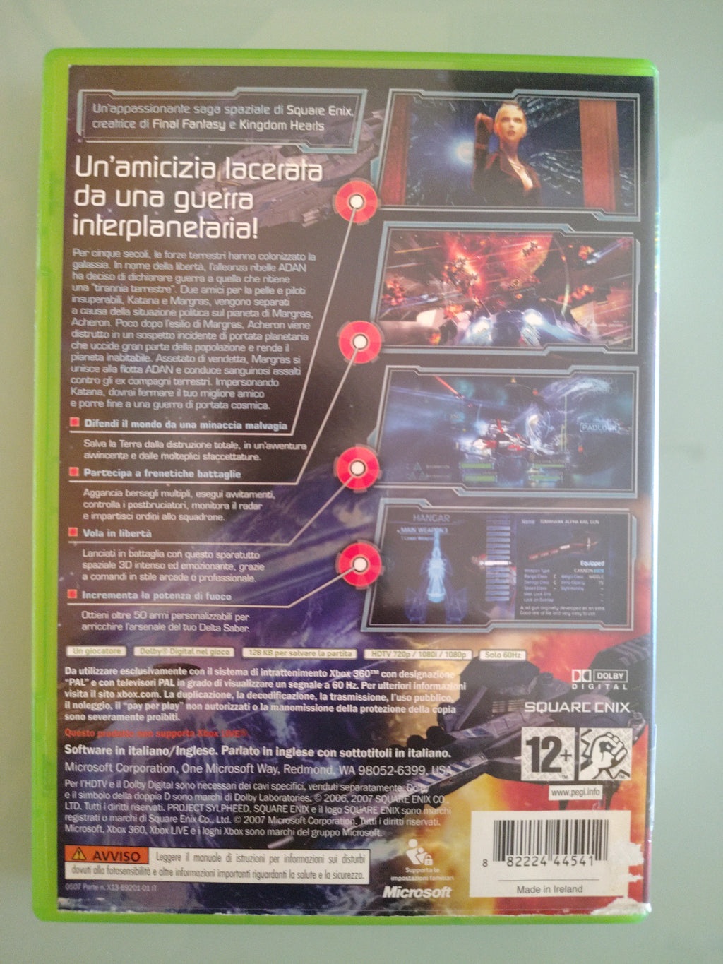 Project Sylpheed   Manuale Square Enix Space PAL
