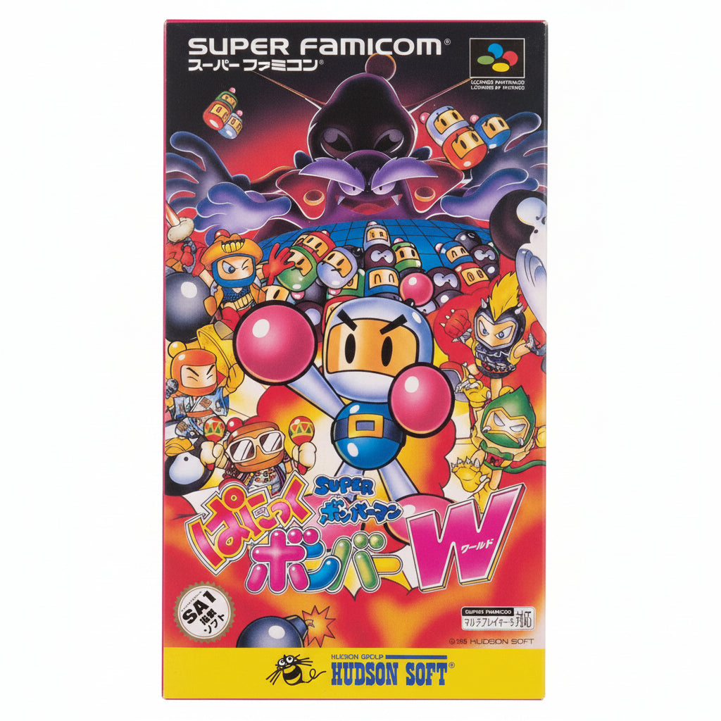 Super Bomberman Panic Bomber W, Nintendo Super Famicom, Japan
