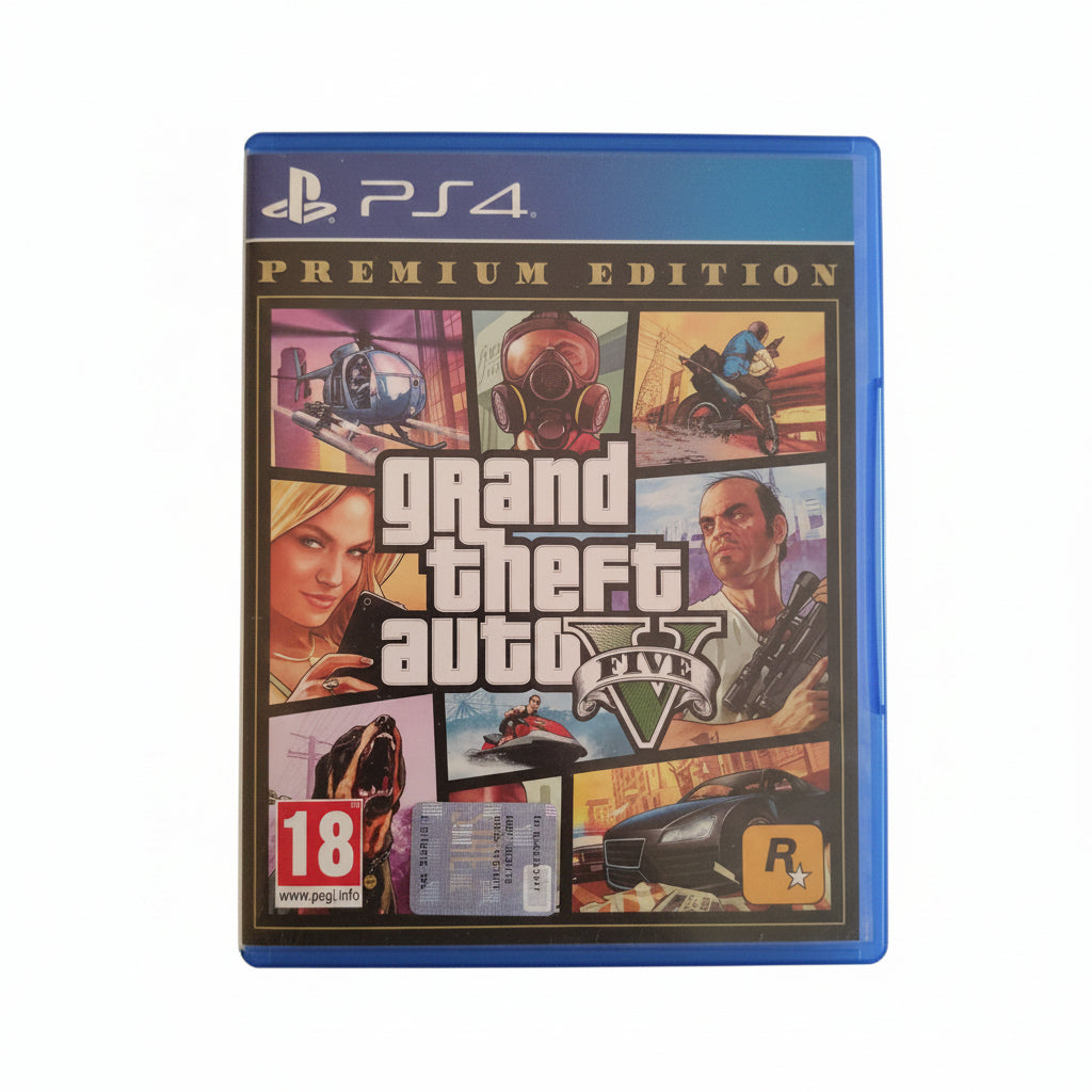 New Grand Theft Auto V 5 Premium Edition PS4 Sony Incl GTA 5 Online ITA PAL Game