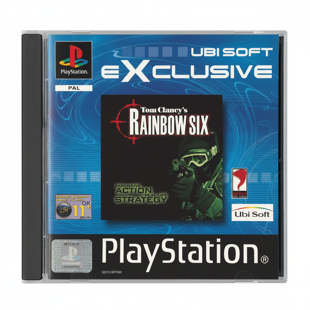 GIOCO PS1 playstation ubisoft TOM CLANCY RAINBOW SIX ita multi