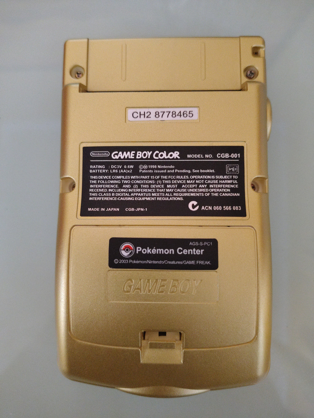 Game Boy Color oro ( custom )