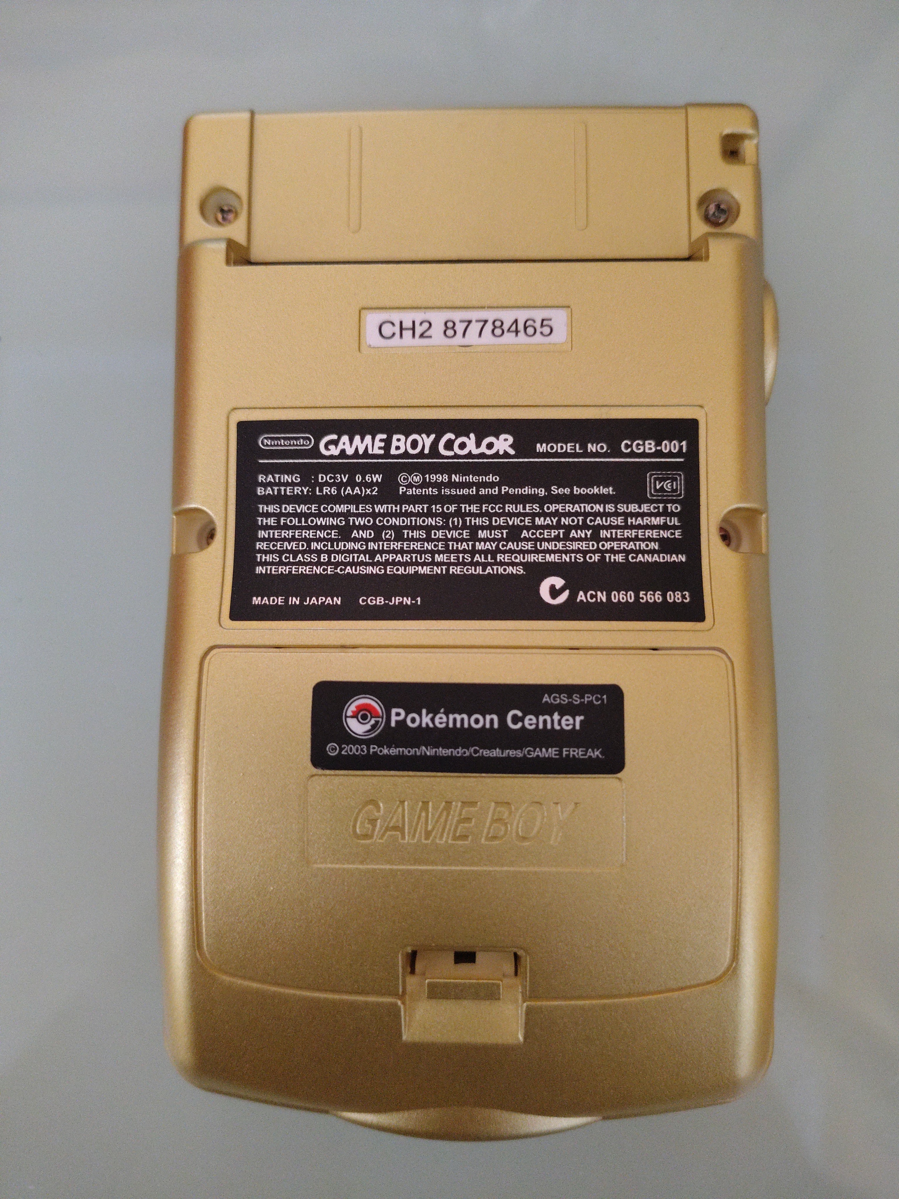 Game Boy Color oro ( custom )