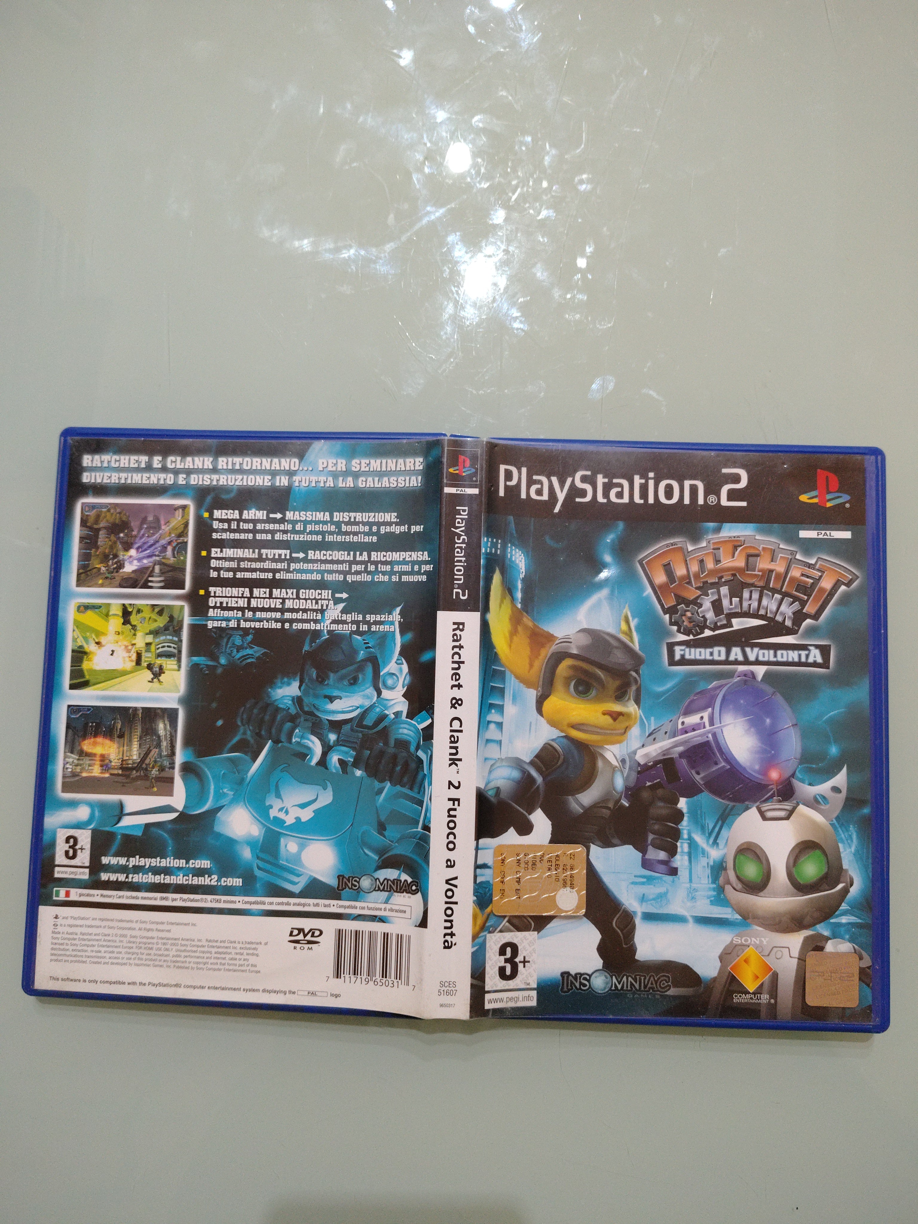 Ratchet e Clank Fuoco a Volontà PS2 Sony Playstation 2 PAL ITA
