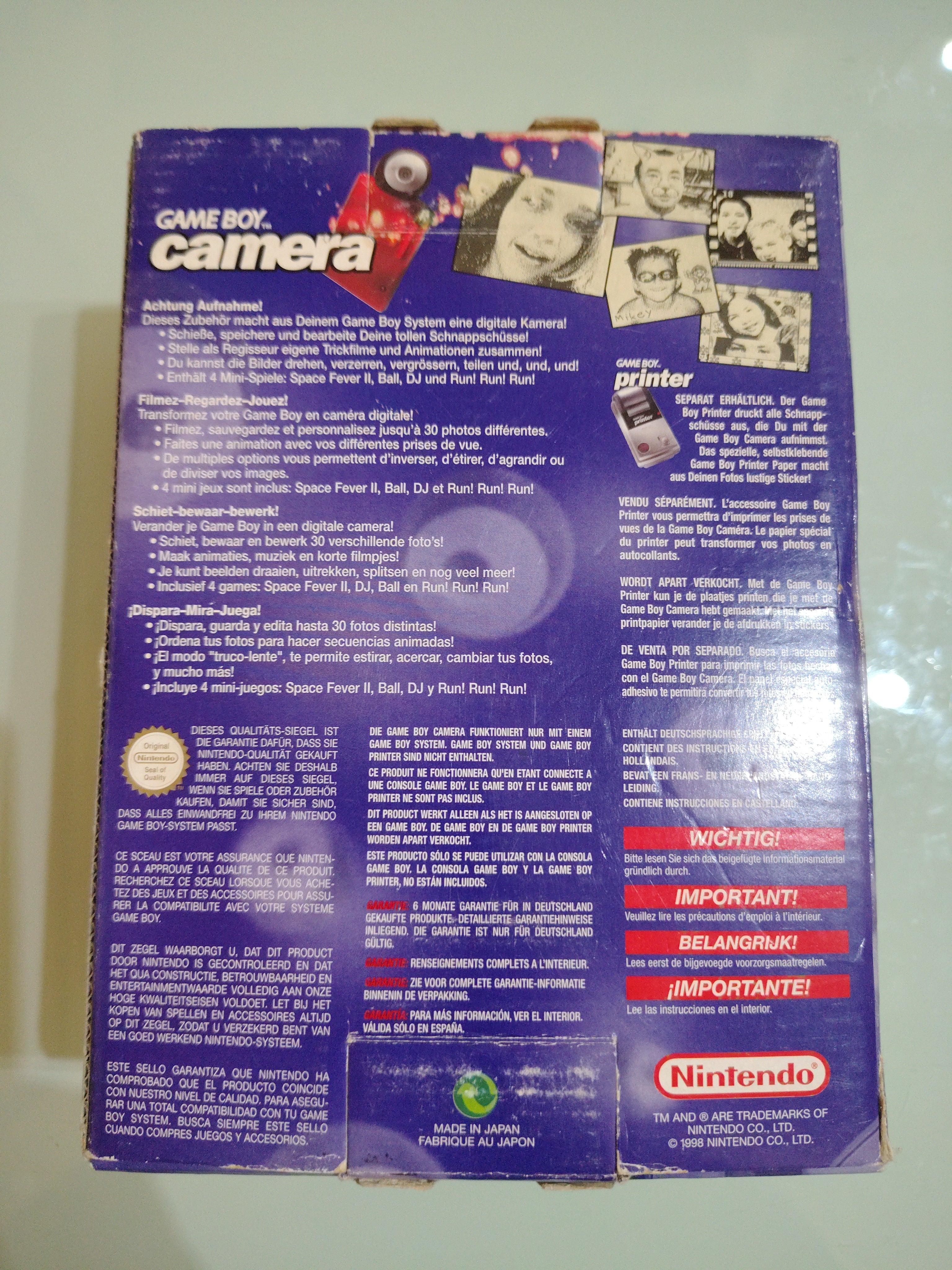GAME BOY CAMERA ROSSA