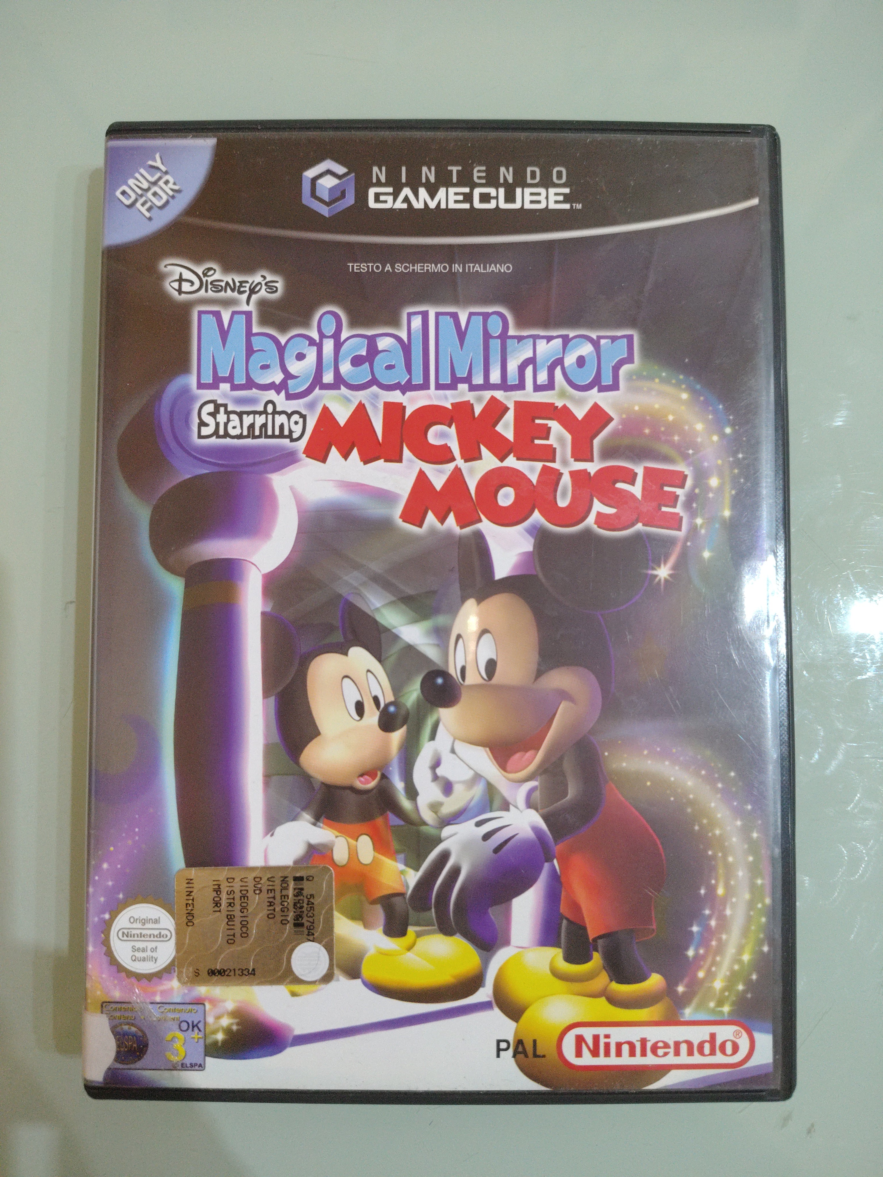DISNEY'S MAGICAL MIRROR STARRING MICKEY MOUSE TOPOLINO GAMECUBE PAL ITA ITALIANO