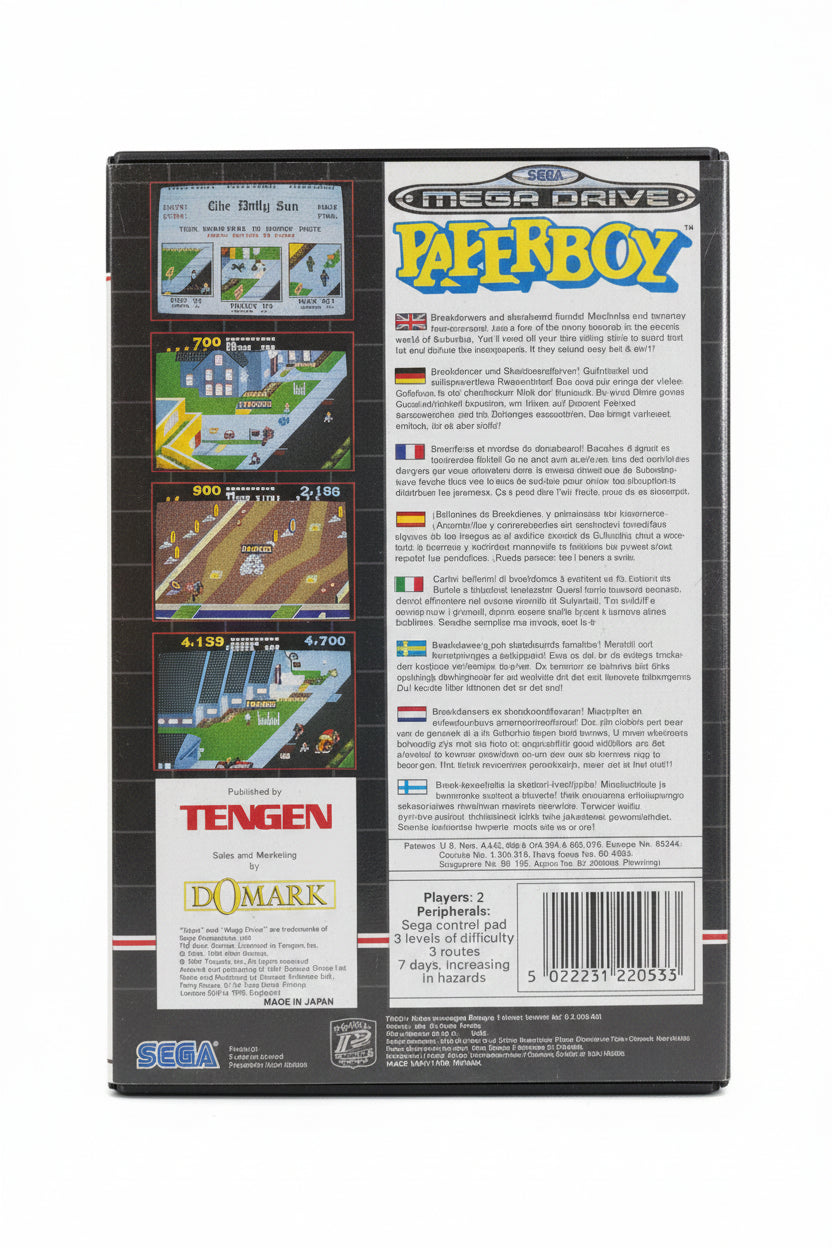 Sega Mega Drive. Paperboy (PAL AUS/EUR)