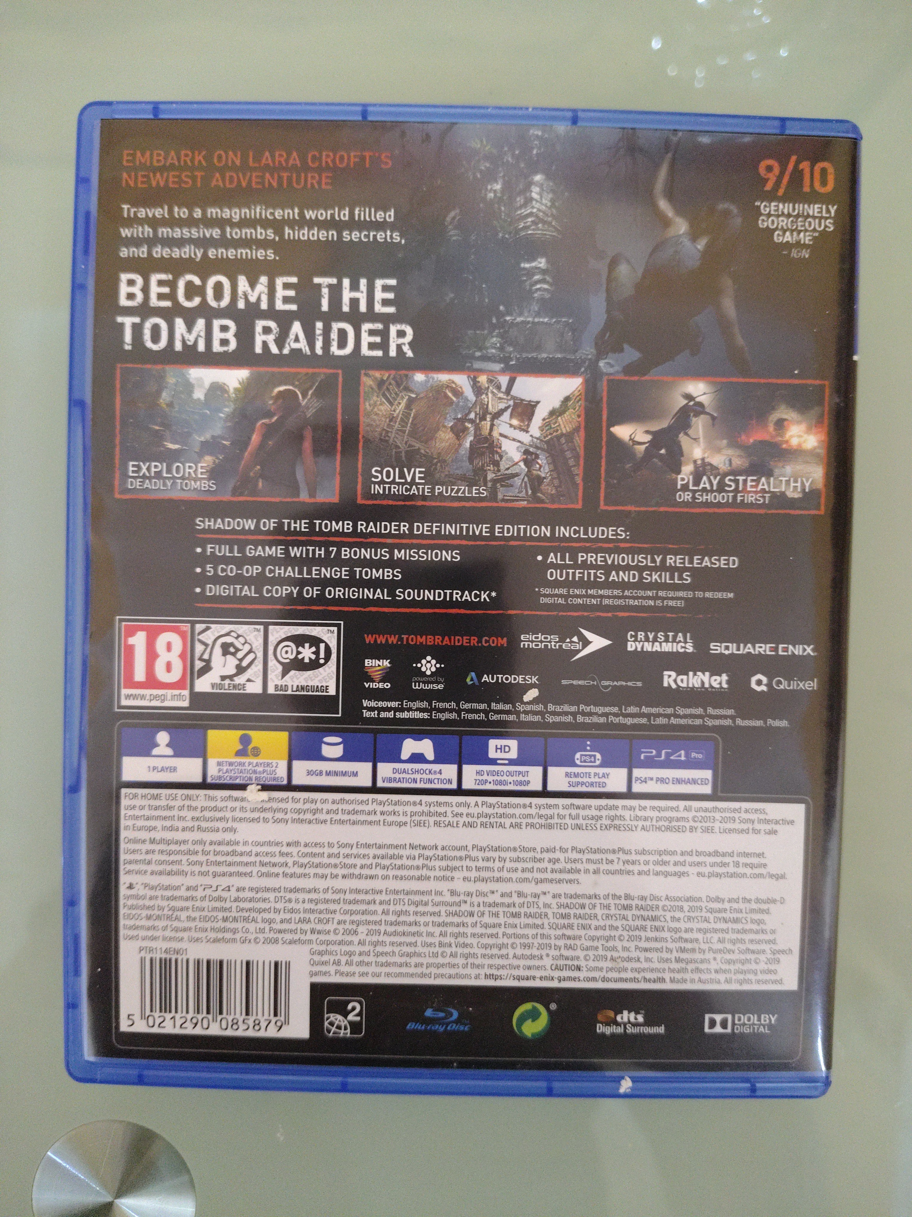 Shadow of Tomb Raider Definitive Edition