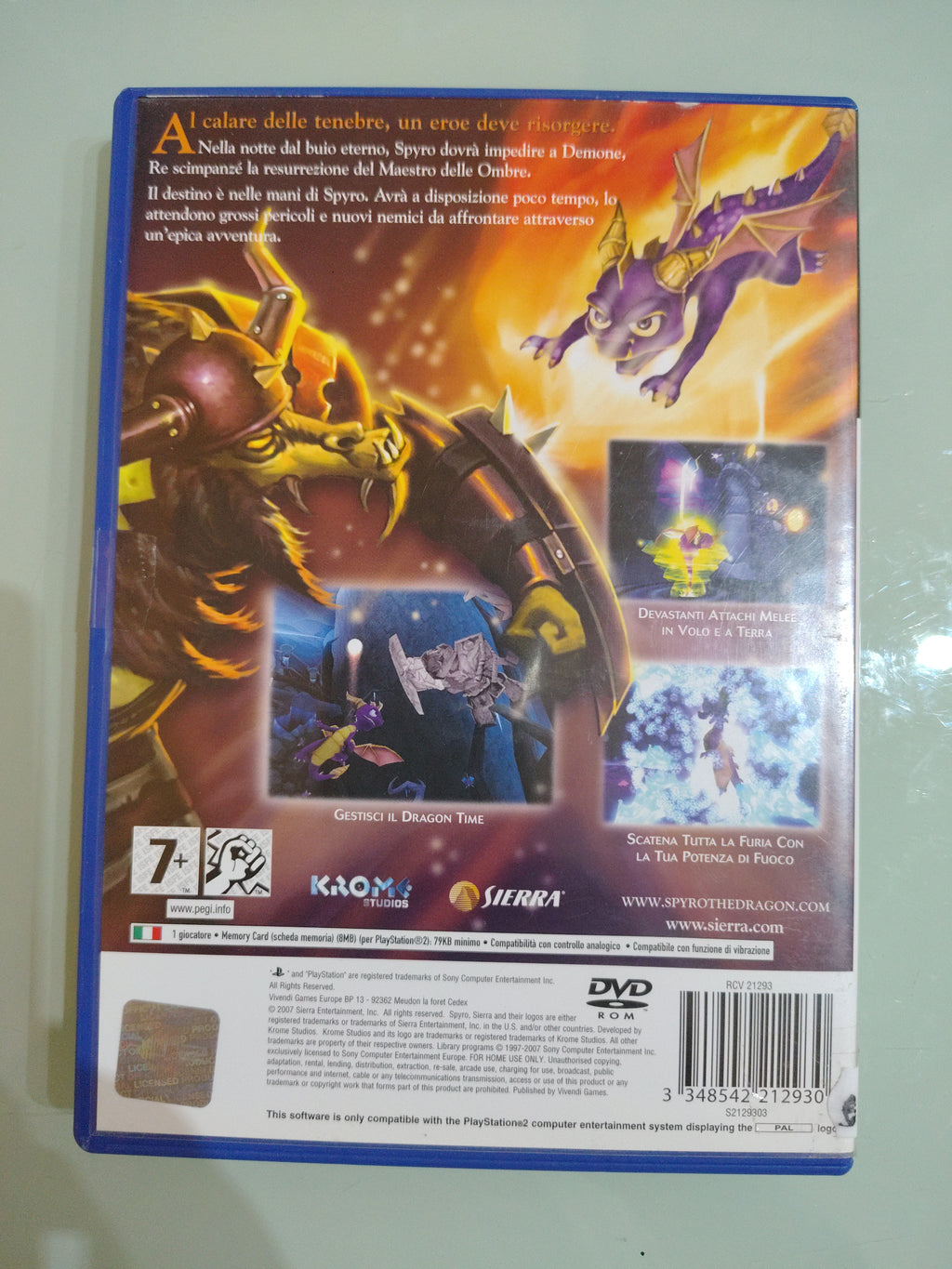 THE LEGEND OF SPYRO  : THE ETERNAL NIGHT PS2