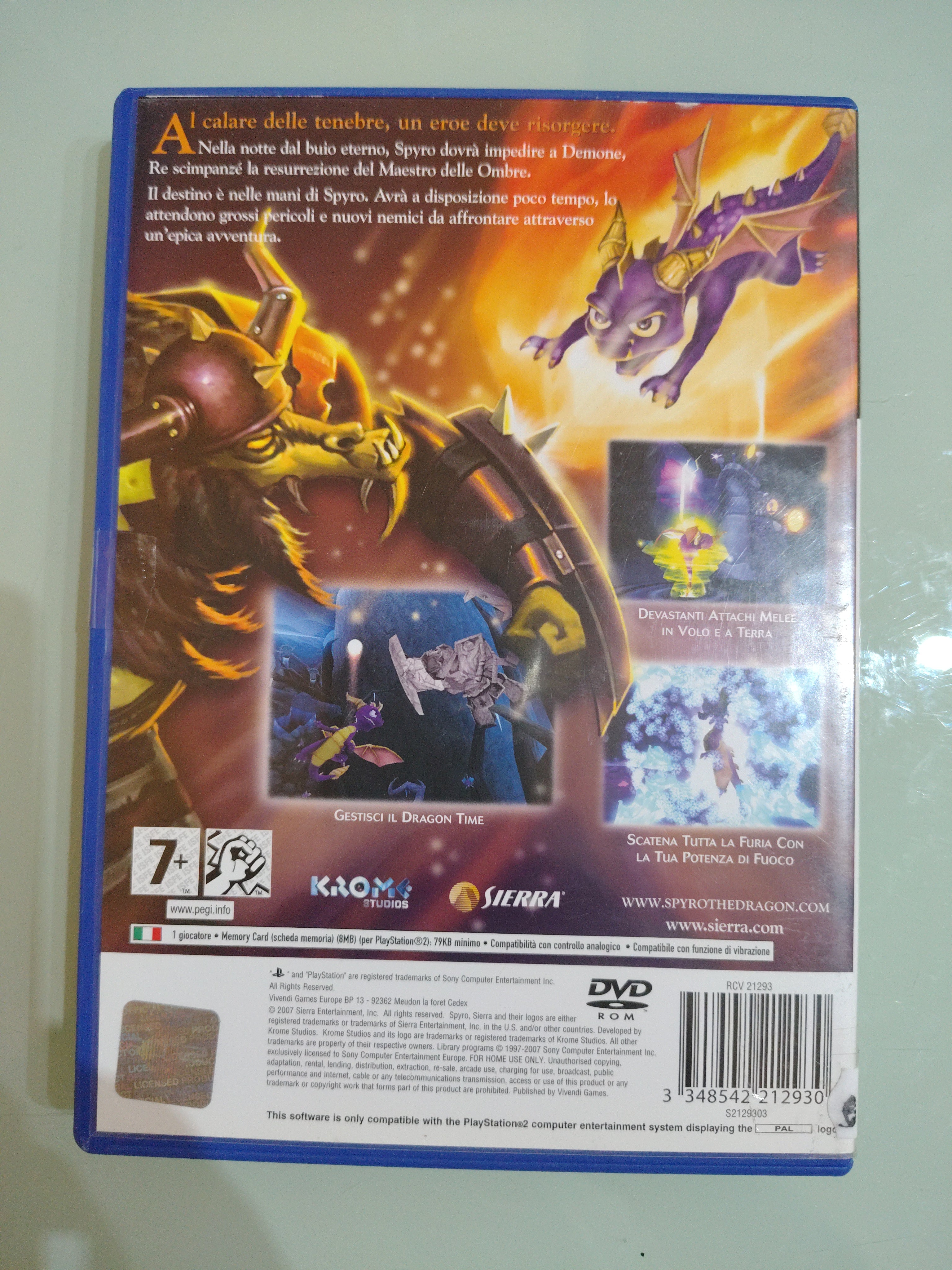 THE LEGEND OF SPYRO  : THE ETERNAL NIGHT PS2