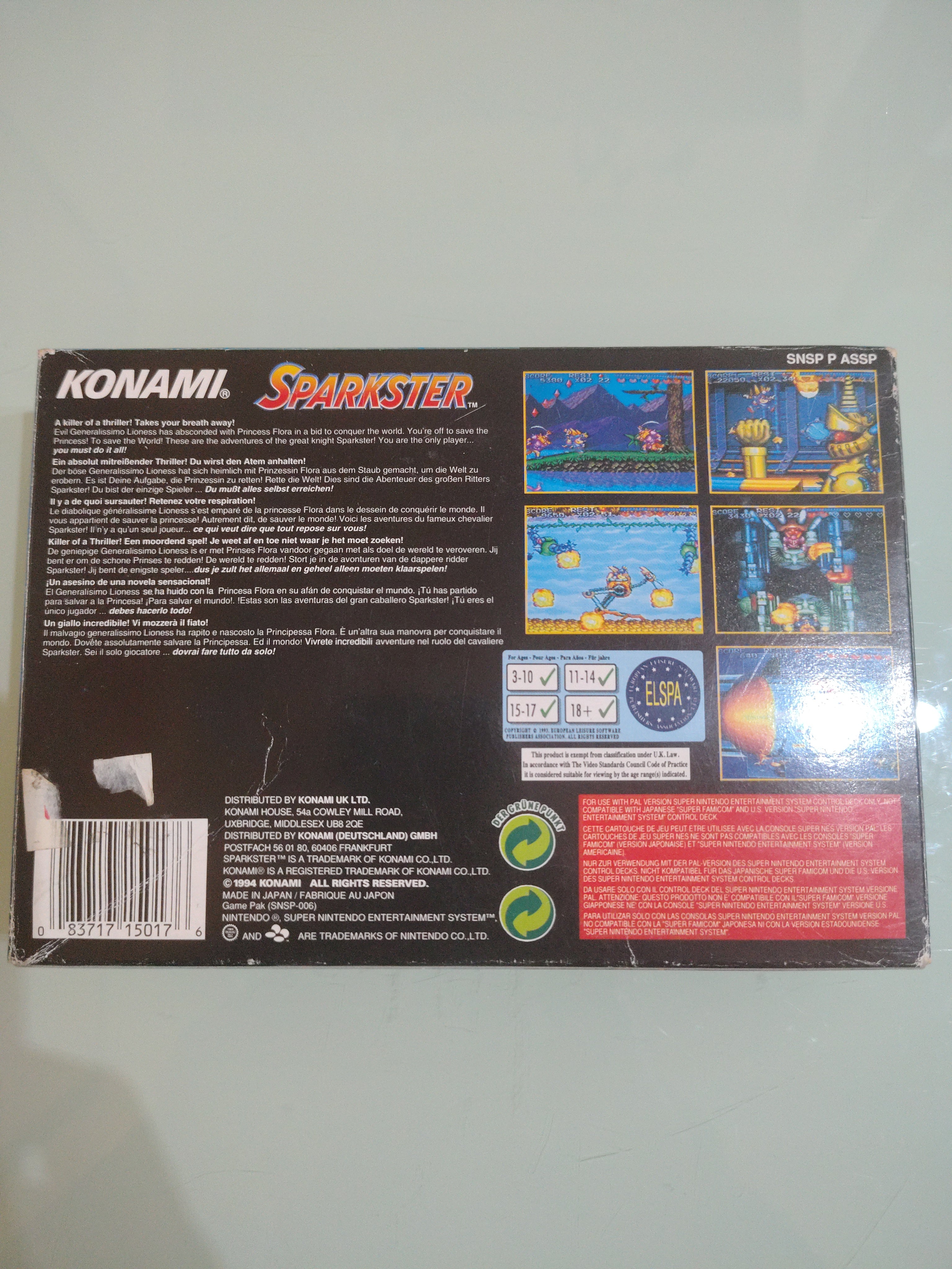 SPARKSTER ( RARO) PAL