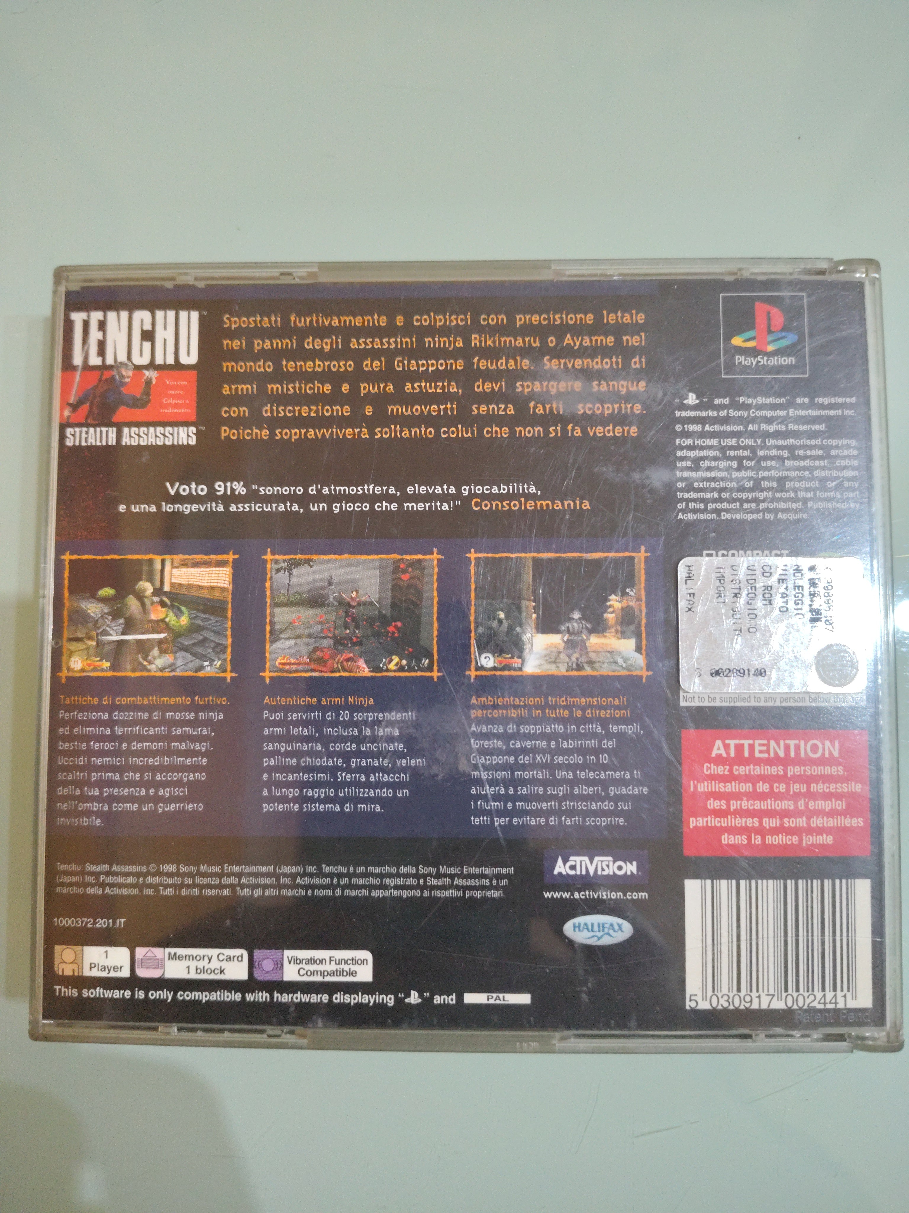 TENCHU stealth Assassins